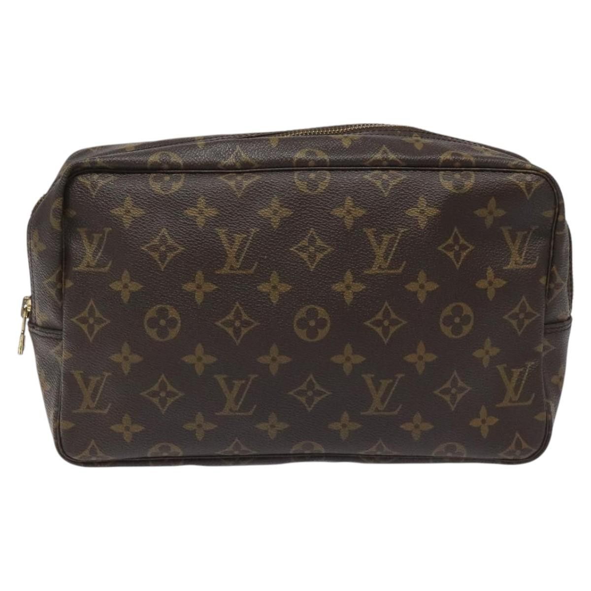 Louis Vuitton Trousse Toilette 28 Brown Canvas Clutch Bag (Pre-Owned) Size ONE SIZE - 1 Thumbnail