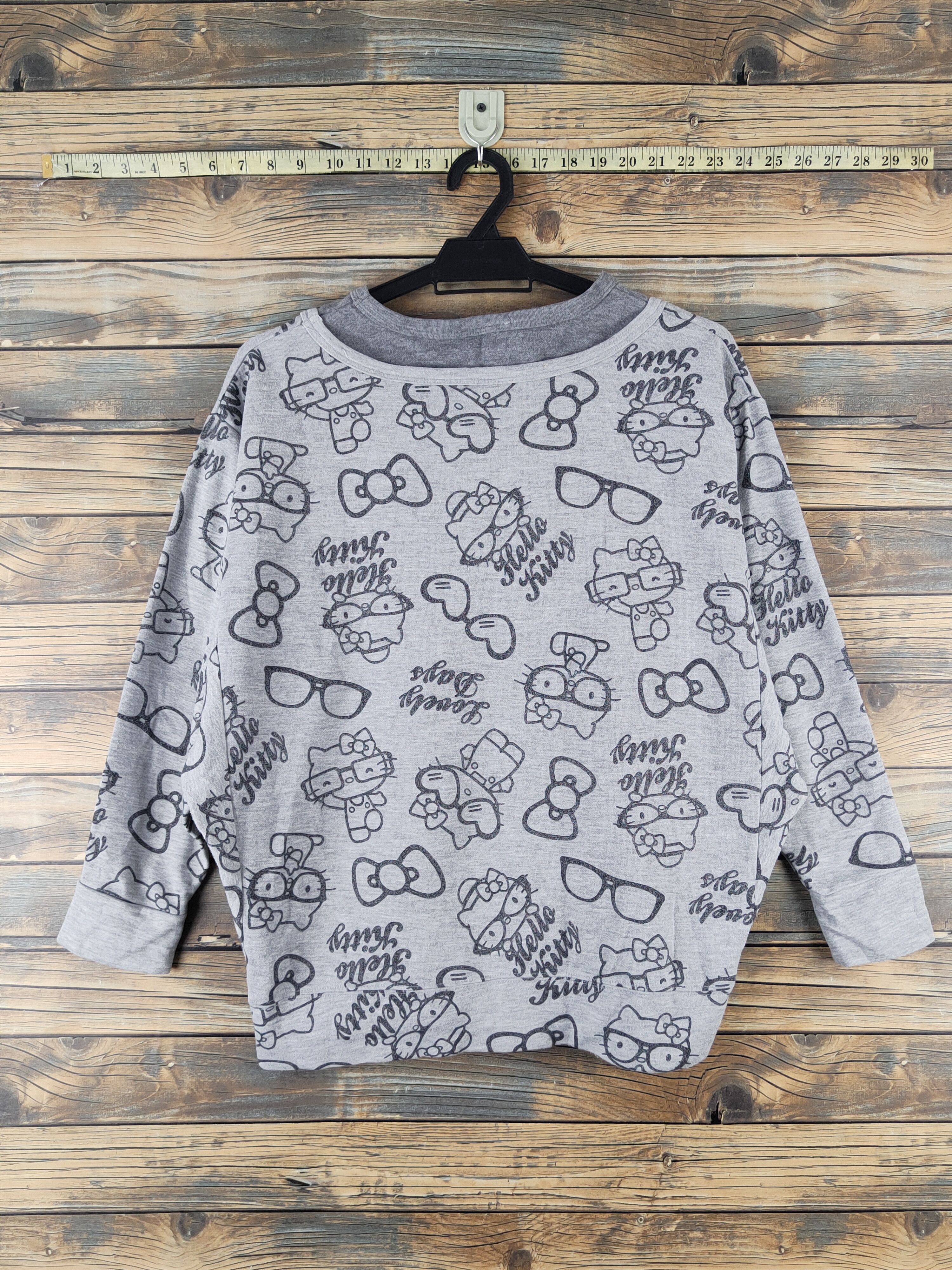 Cartoon Network DL Hello Kitty Gray cartoon vintage Sweatshirts #2505 Size M / US 6-8 / IT 42-44 - 8 Thumbnail