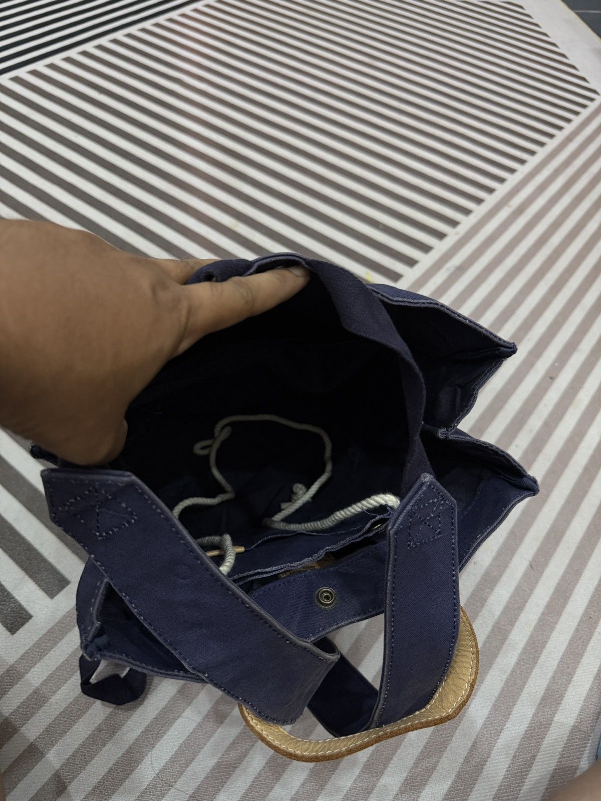 Mastercraft Union 🔥🔥🔥ARCHIVE JAPANESE KURASHIKI CANVAS WORK BAG Size ONE SIZE - 11 Thumbnail