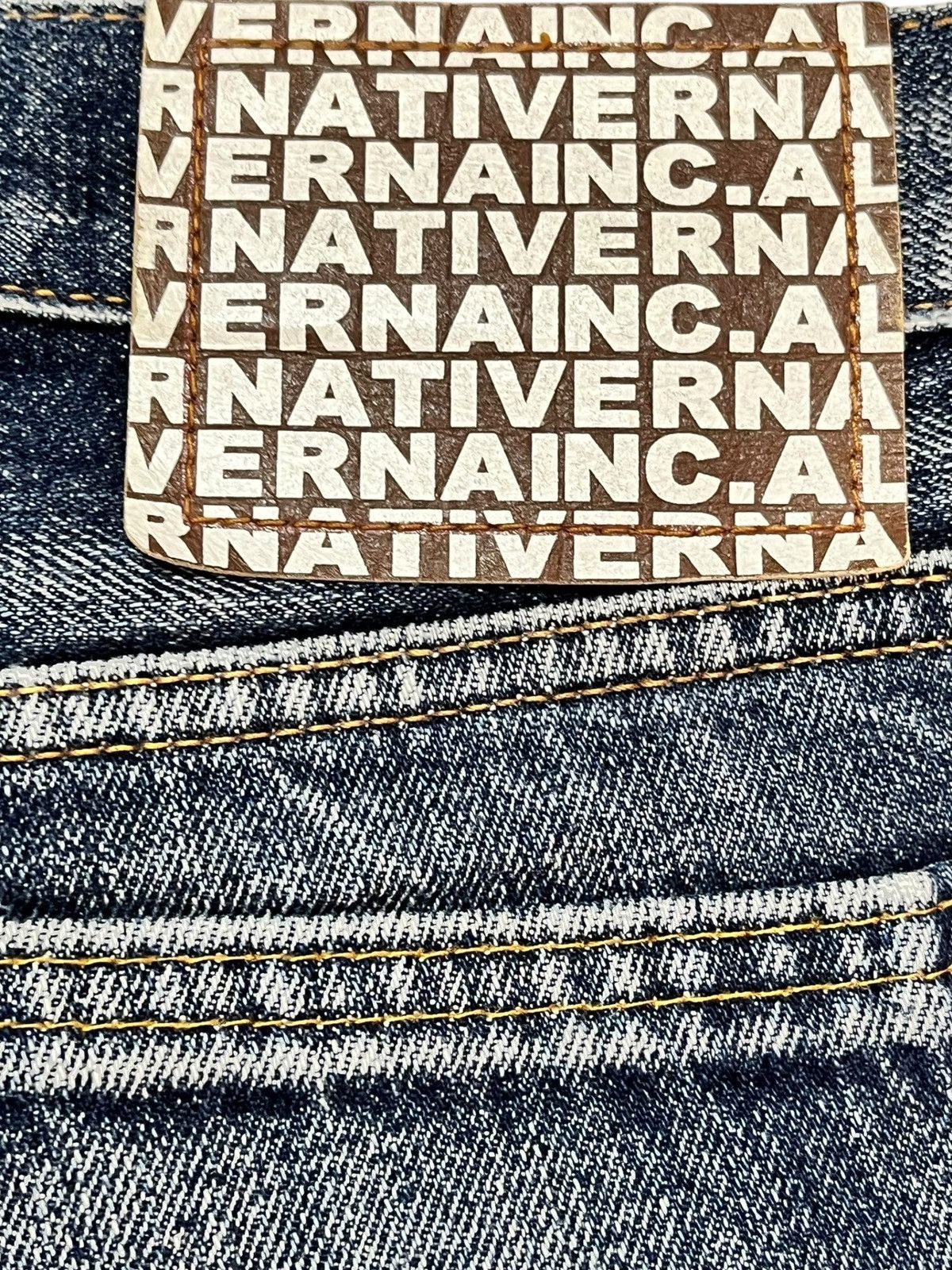 Hysteric Glamour Vintage Rnative Faded Wash Whiskering Denim Size US 33 - 8 Thumbnail