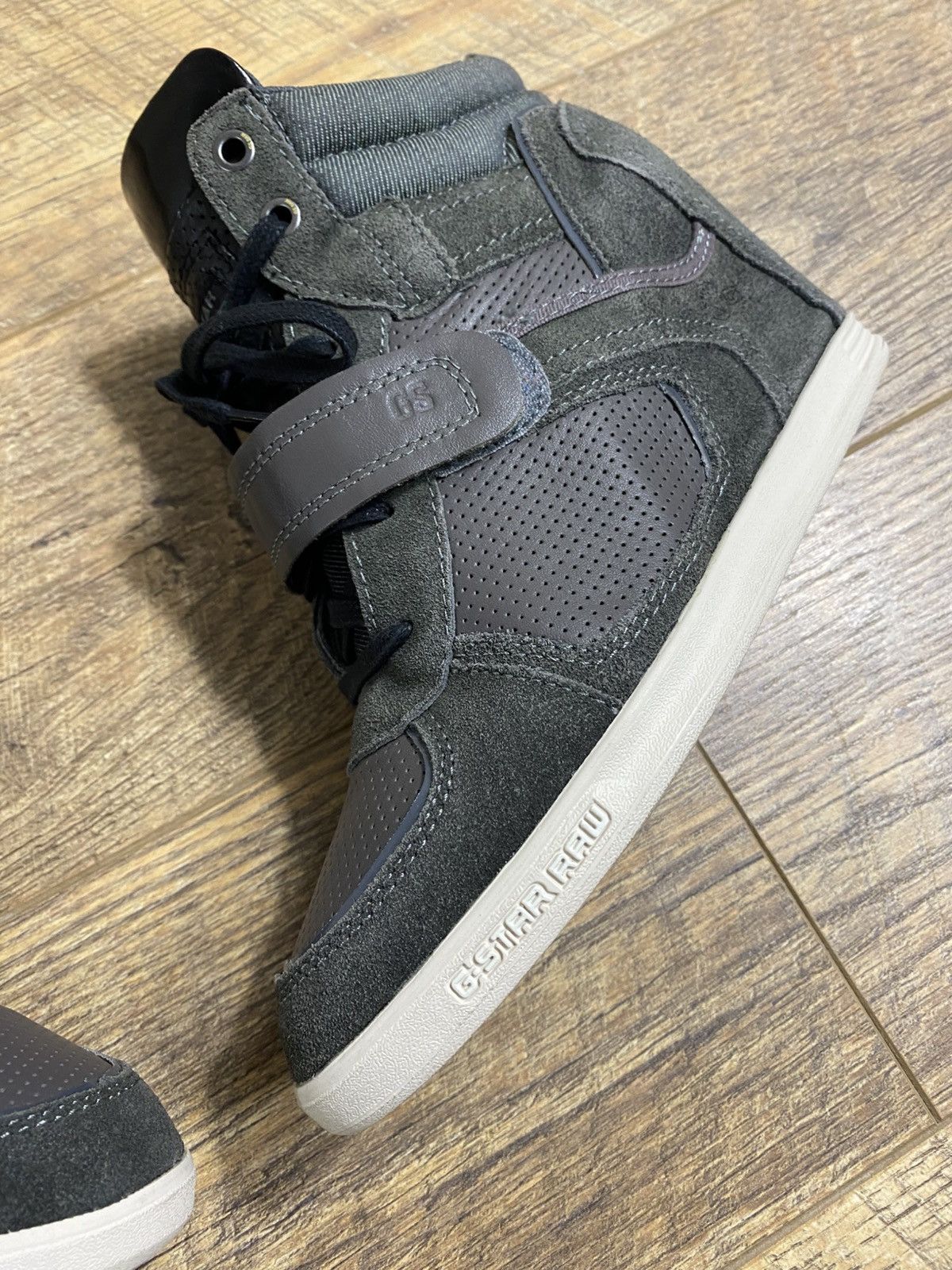 G-Star RARE Y2K 2000s G-Star RAW Hidden Wedge Sneakers High top Size US 9 / IT 39 - 3 Thumbnail