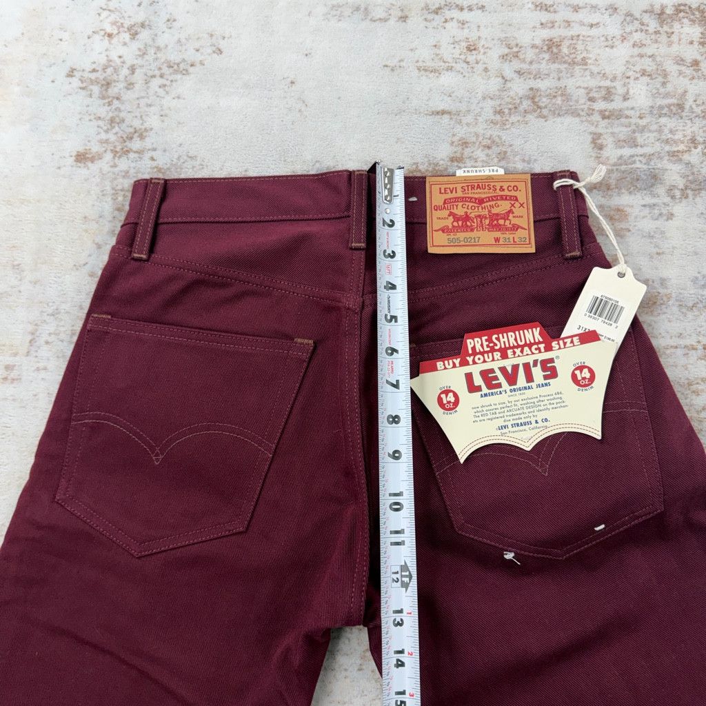Levi's NWT Levis Men's Original Straight Leg Jeans Size 31 Size US 31 - 6 Thumbnail