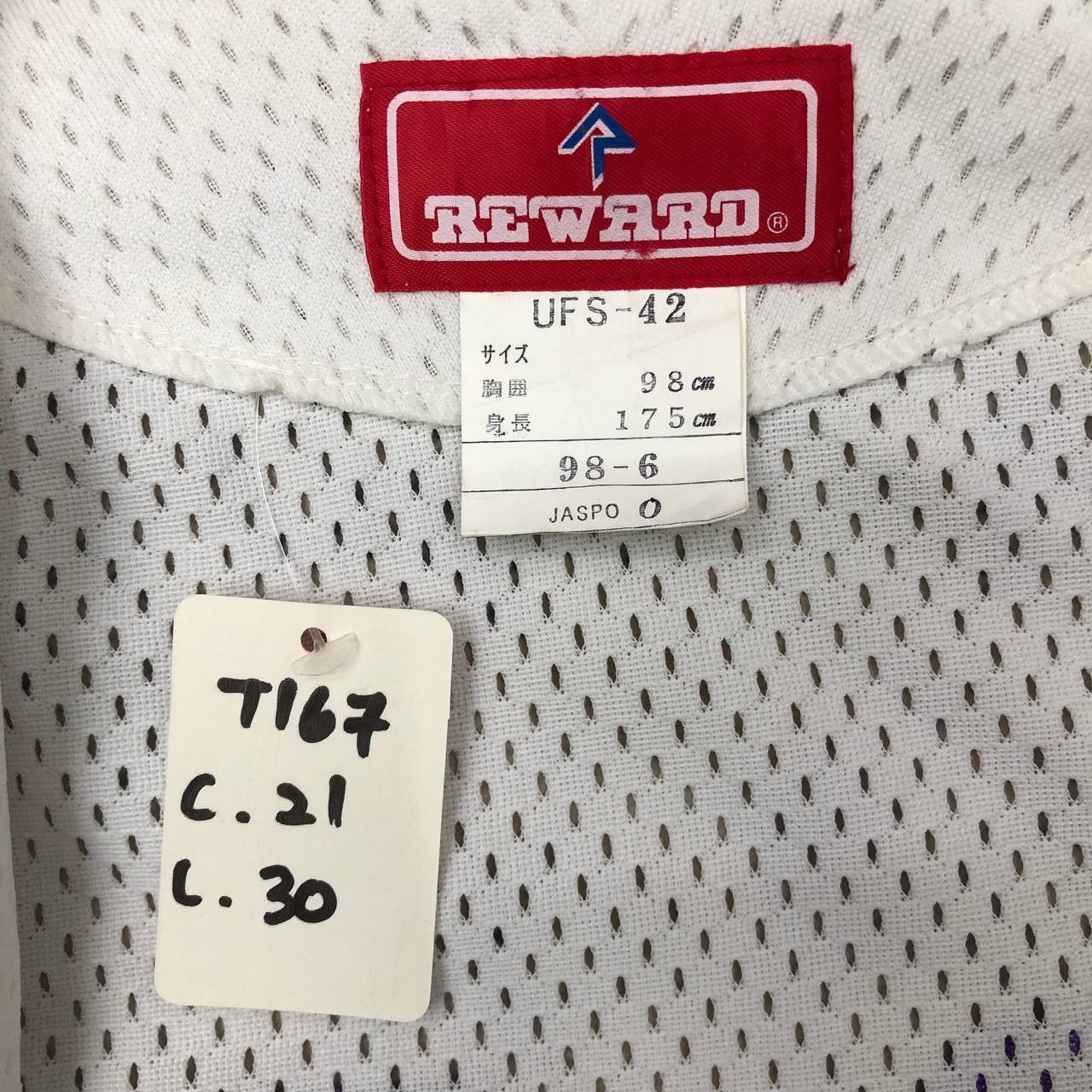 Japanese Brand T167 SHINKIN 29 NAGANO BY REWARDS BASEBALL JERSEYS Size US M / EU 48-50 / 2 - 6 Thumbnail