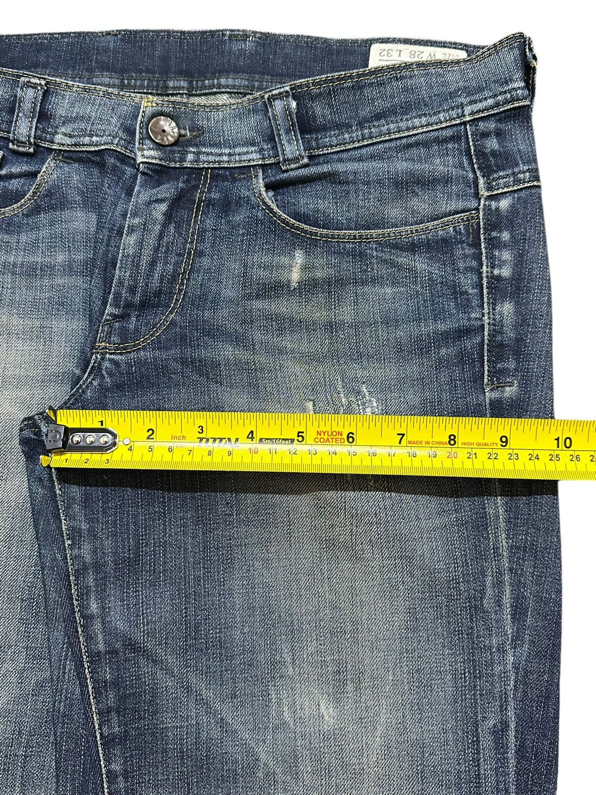 Diesel Vintage Diesel Industry Blue Faded Wash Style Jeans Size US 31 - 15 Thumbnail