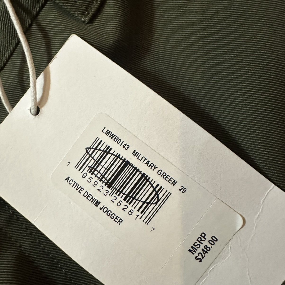 Frame NWT FRAME Men’s Active Denim Jogger Military Green Size US 29 - 5 Thumbnail