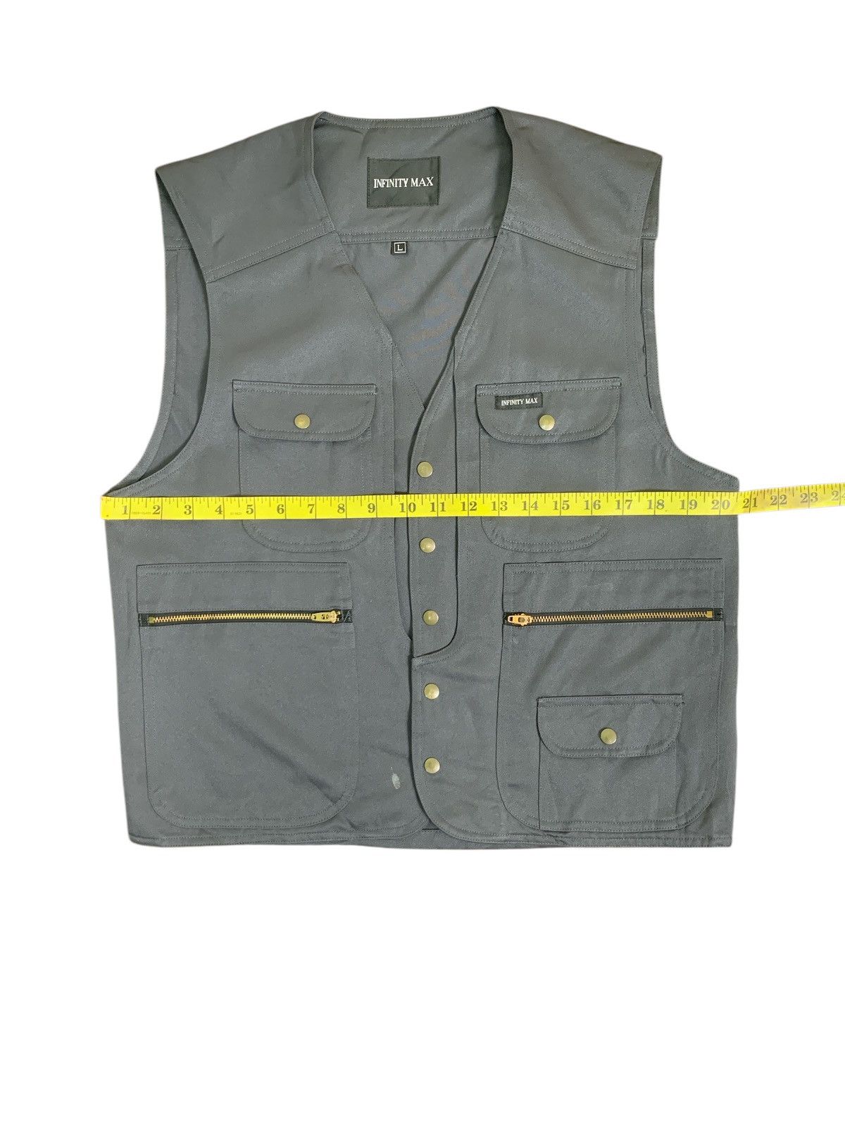 Japanese Brand Rare Design Vintage Infinity Max Vest Size US L / EU 52-54 / 3 - 9 Thumbnail