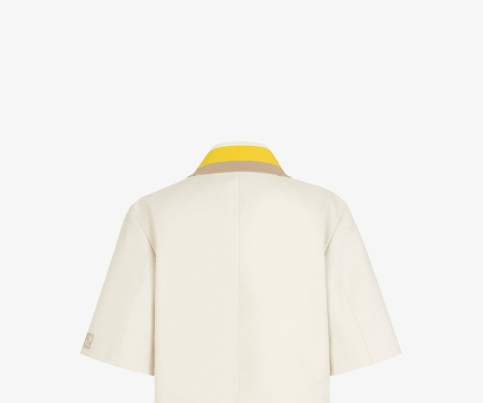 Fendi o1s1wg110825 Jacket in Beige Size S / US 4 / IT 40 - 2 Thumbnail