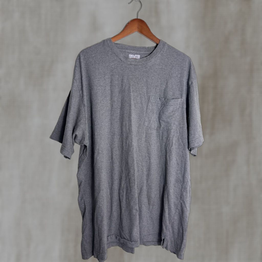 Vintage Duluth Mens Shirt XXL Short Sleeve Gray 100% Cotton Button-Up Regular Fit Men’s Size 2XL Size US XXL / EU 58 / 5 - 1 Thumbnail