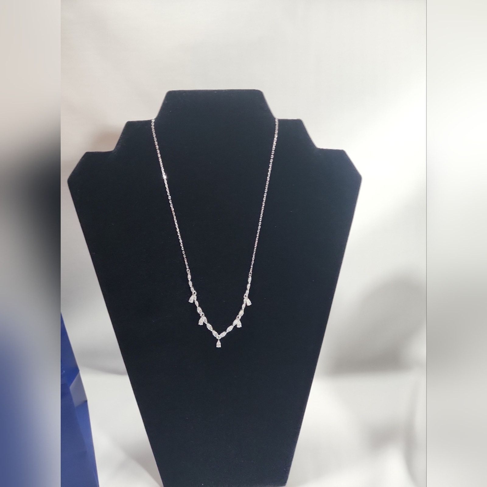 Swarovski Swarovski Crystal Louison Necklace Small White Rhodium Size ONE SIZE - 6 Thumbnail