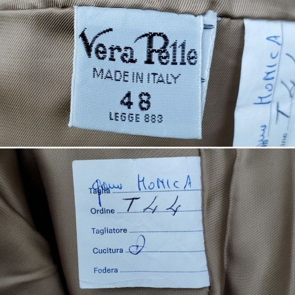 Vintage Vintage 70s Boho Hippie Chic Brown Leather Belted Vera Skirt Size 27" / US 4 / IT 40 - 5 Thumbnail