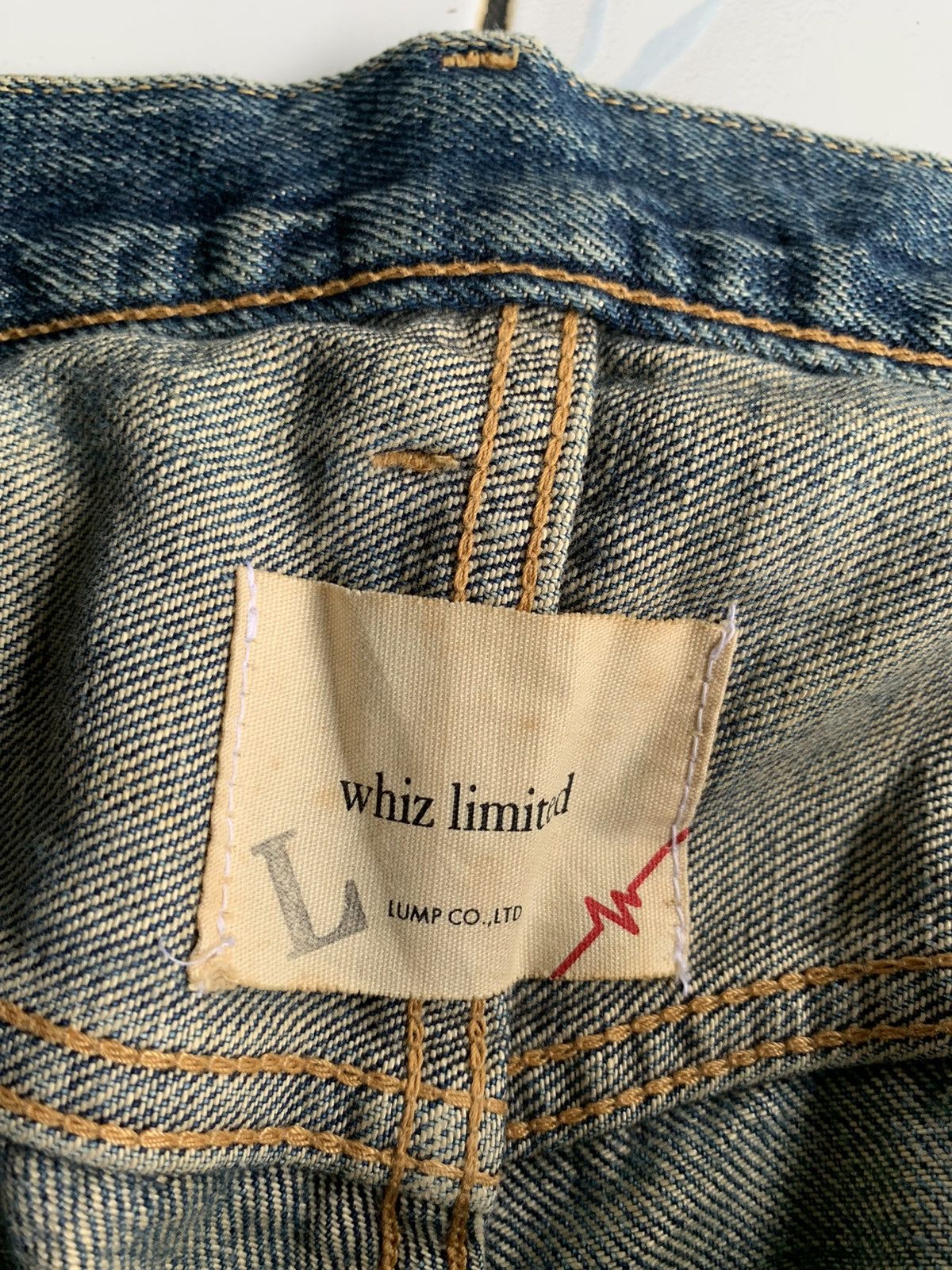 Kapital Whiz Limited Buckle Back Selvedge Distressed Denim Size US 36 / EU 52 - 18 Thumbnail