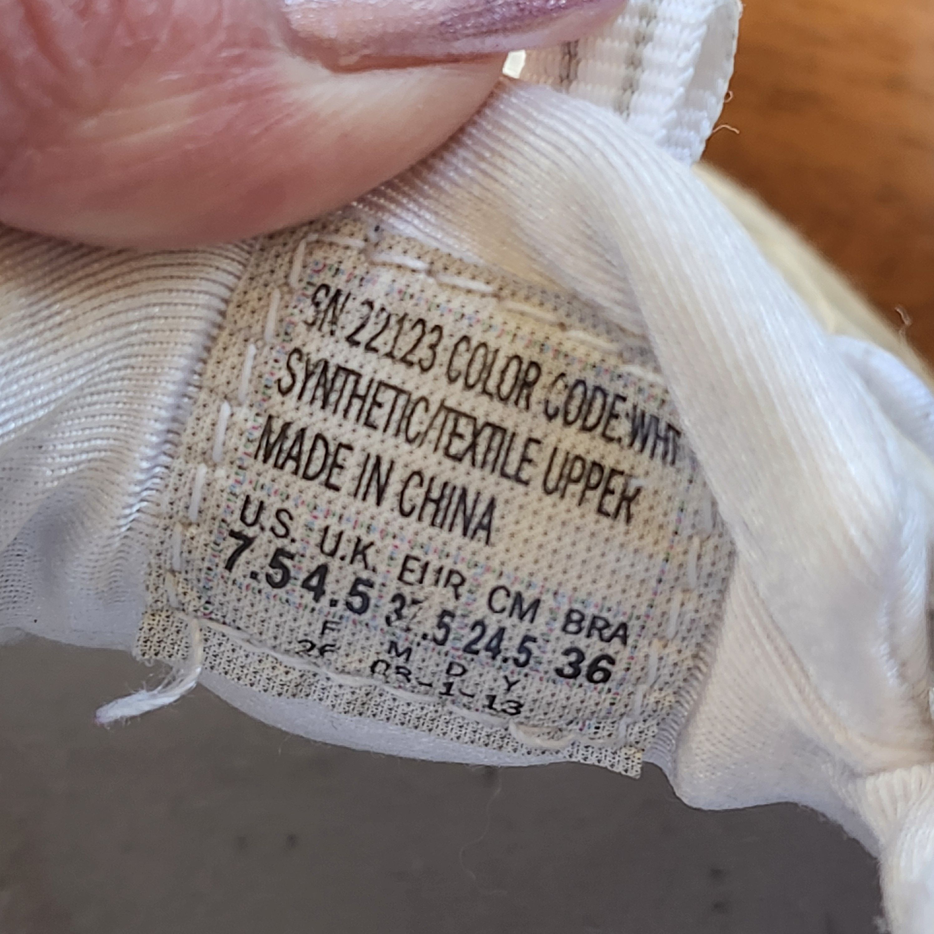 SKECHERS Skechers Flex Appeal Womens White Lace Athletic Shoes 7.5 Size US 7.5 / IT 37.5 - 9 Thumbnail