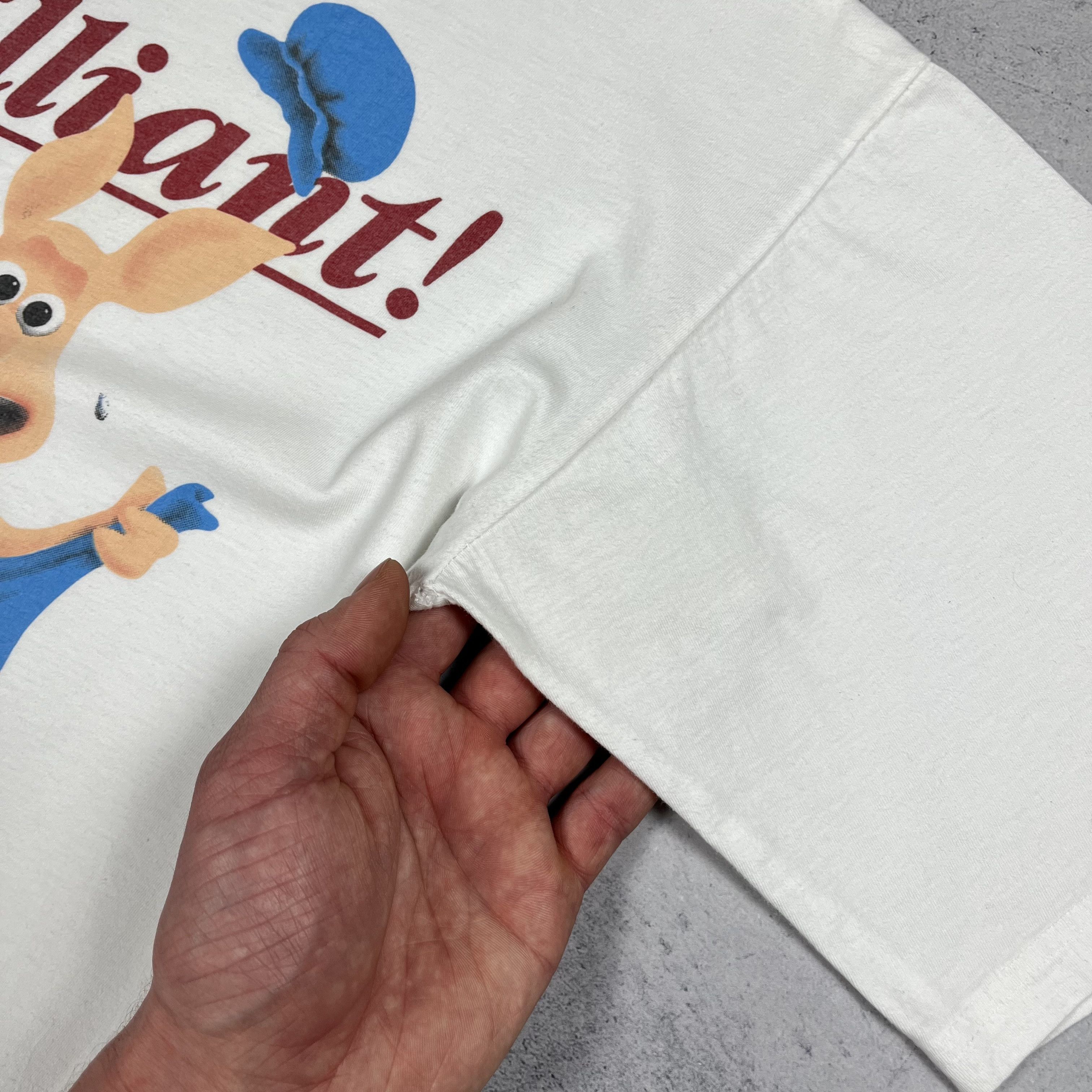 Cartoon Network Vintage “Brilliant” Creature Comforts Cartoon T Shirt 1992 Size US M / EU 48-50 / 2 - 13 Thumbnail