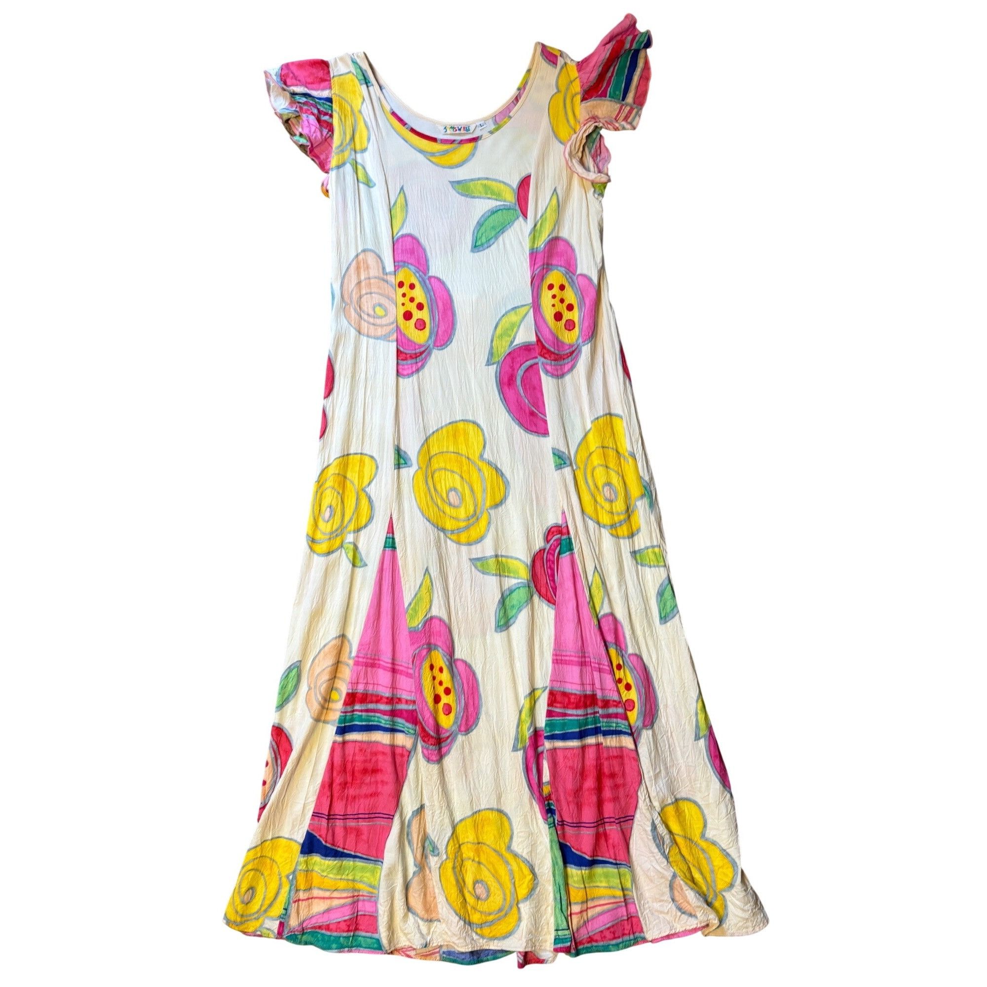 Jams World Jams World L Maxi Dress Whimsy Trisha Resort Long Floral Mer Size L / US 10 / IT 46 - 1 Thumbnail