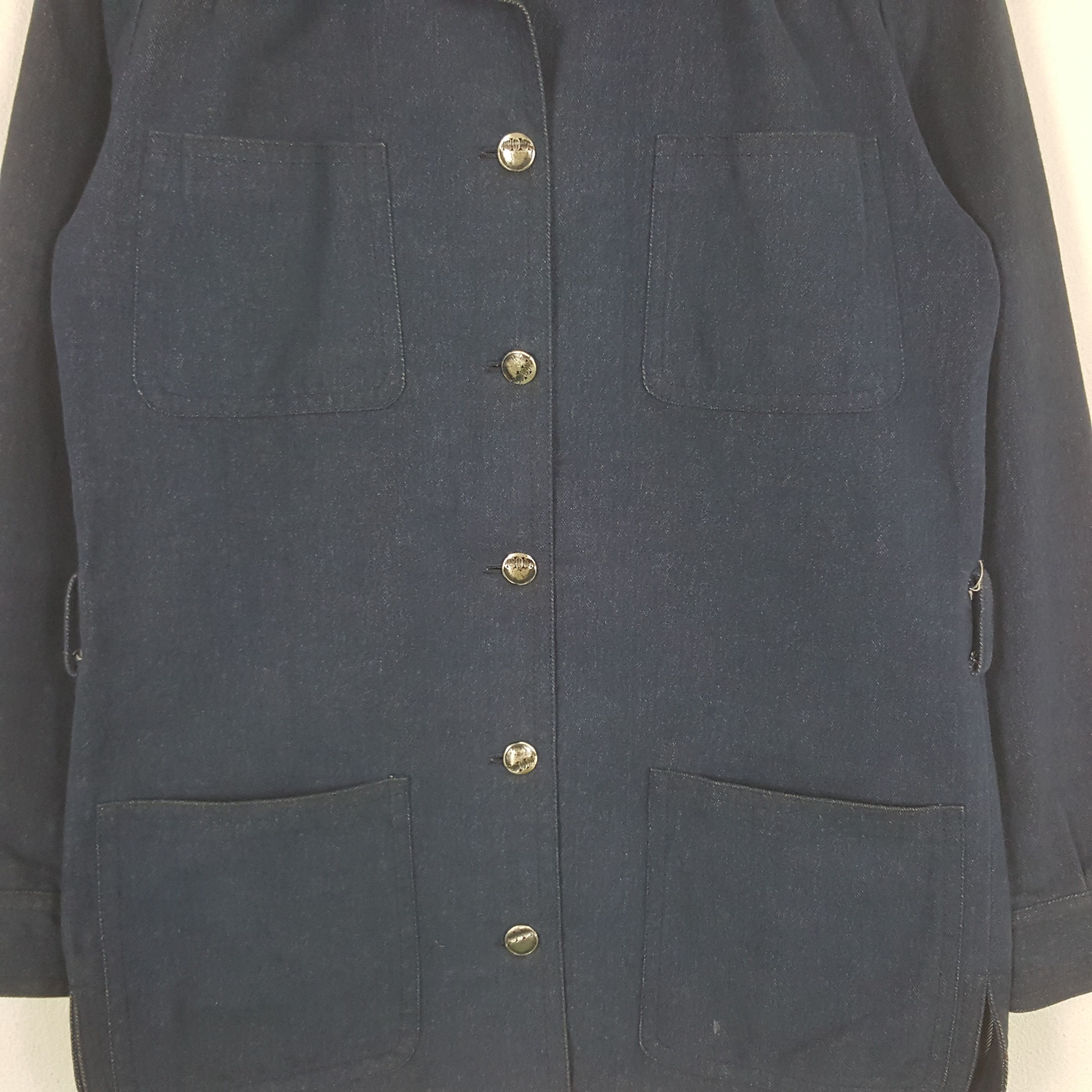 Vintage Vintage Japanese Style Denim Shirt Button Up 32 Size US M / EU 48-50 / 2 - 2 Thumbnail