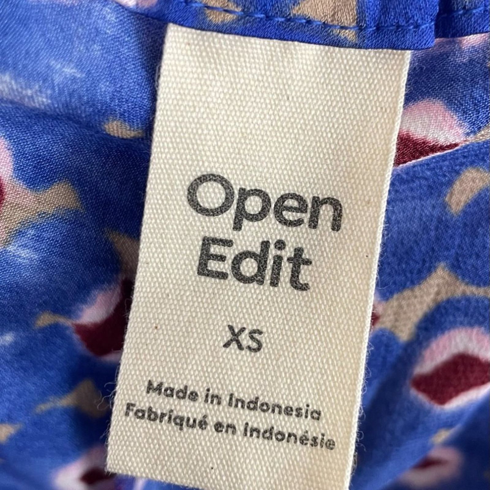 Other Open Edit Satin Wide Leg Lounge Pants, Size XS Size 28" / US 6 / IT 42 - 3 Thumbnail