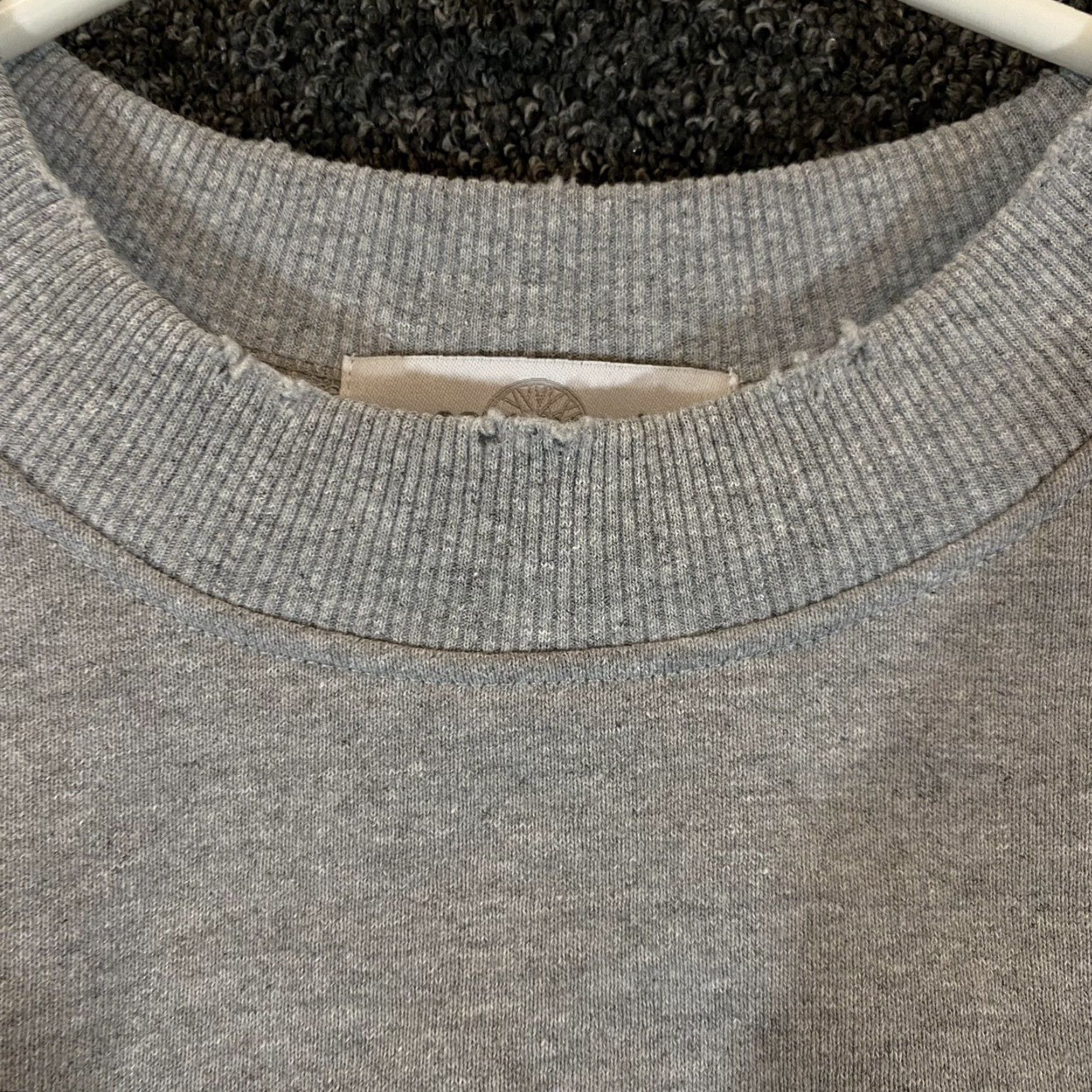 Vintage VINTAGE SoulCycle Women's Crop Top Long Sleeve Gray Skull Cycling T-Shirt Athletic Fitness Size M / US 6-8 / IT 42-44 - 4 Thumbnail