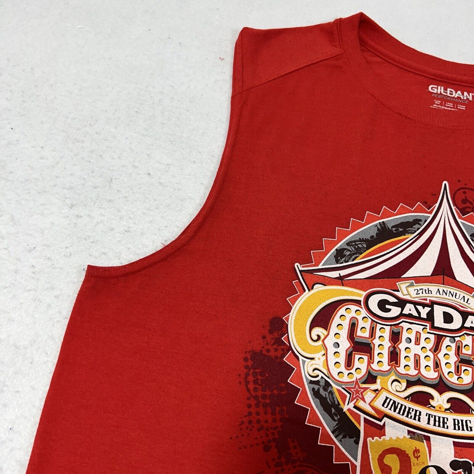 Gildan Gay Days Circus 2017 Orlando Pullover Tank Top Pride Tee Size US XL / EU 56 / 4 - 5 Thumbnail