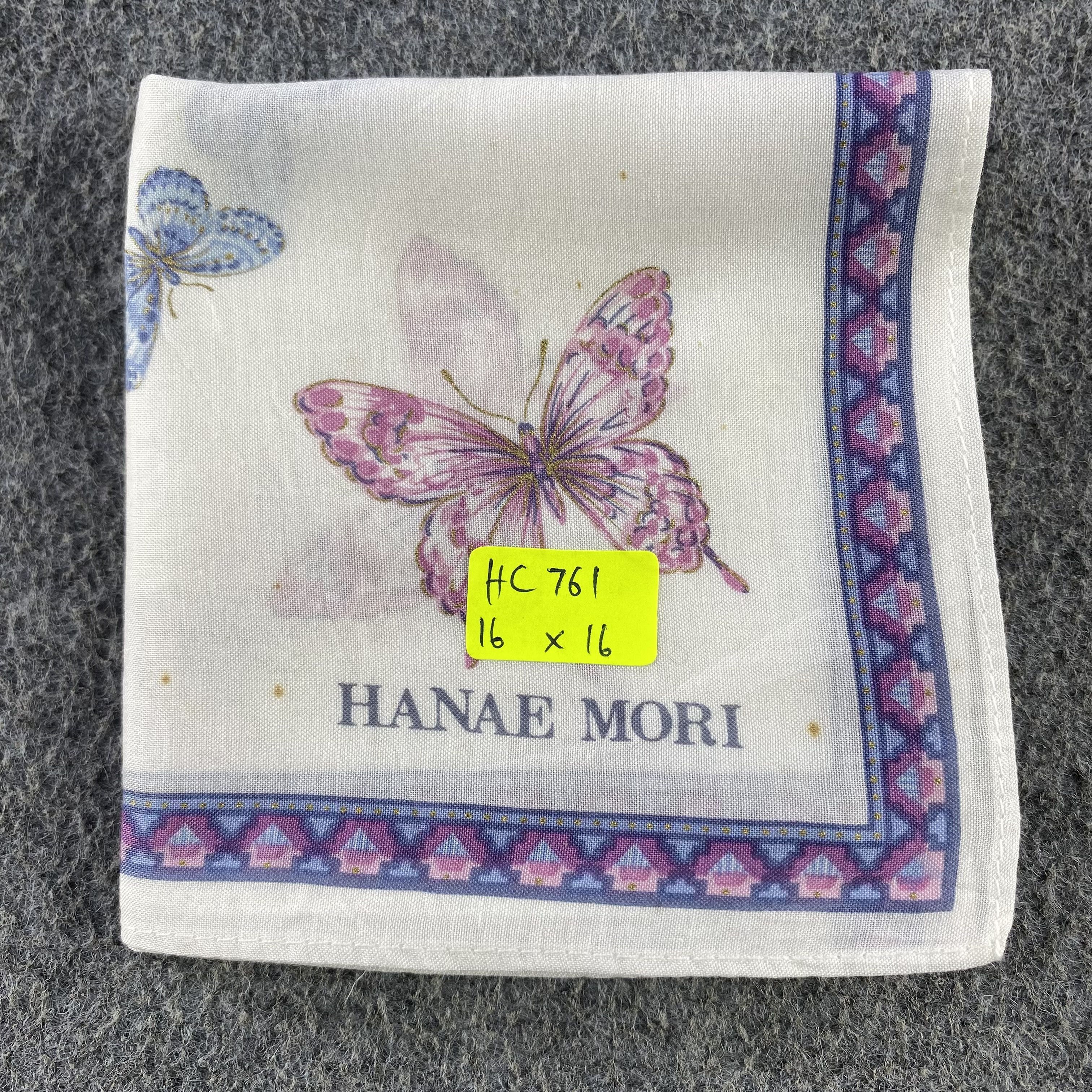 Hanae Mori Hanae Mori Handkerchief/Neckerchief/Bandana HC761 Size ONE SIZE - 6 Thumbnail