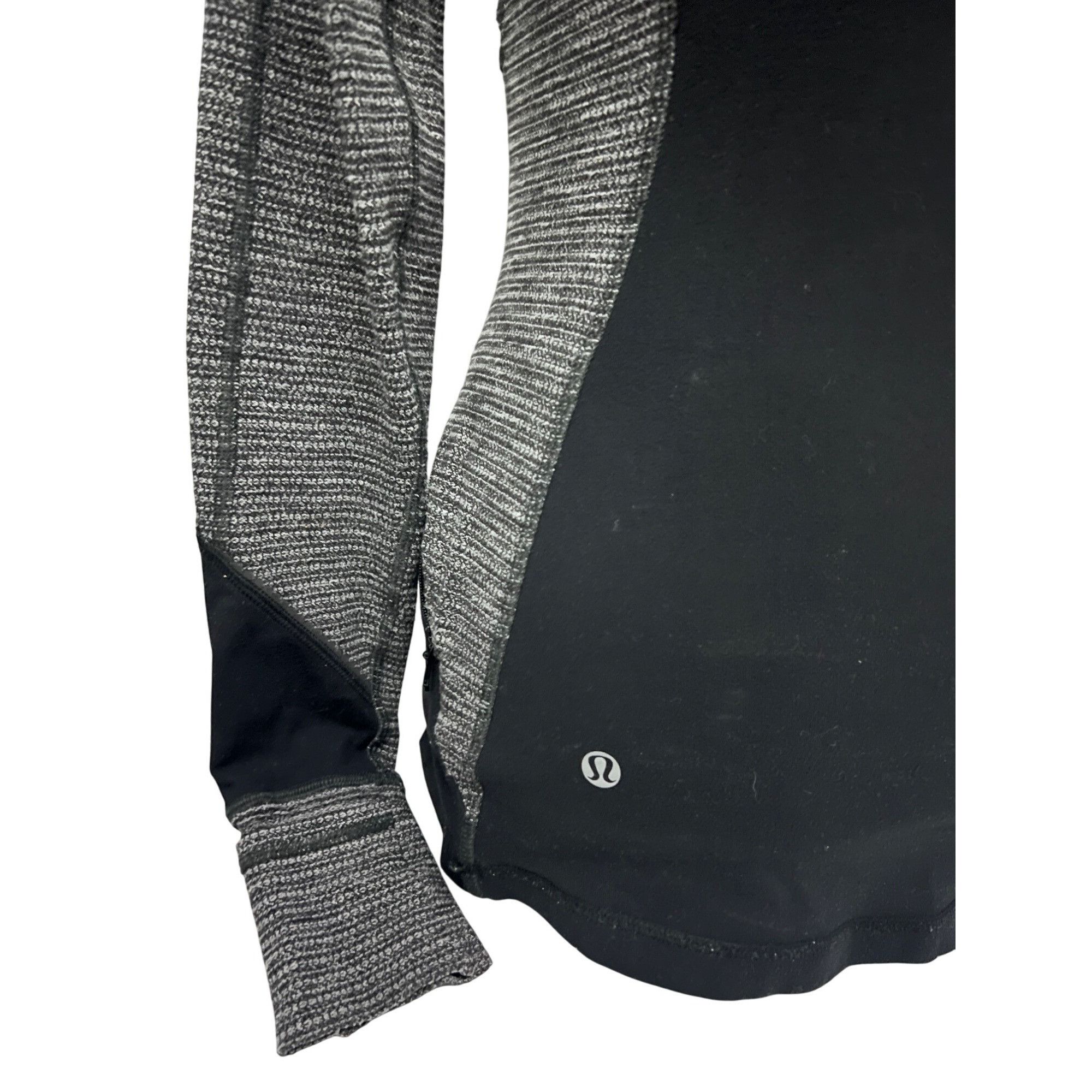 Lululemon Lululemon Womens Quarter Zip Pullover Shirt Colorblock Black Size S / US 4 / IT 40 - 8 Thumbnail