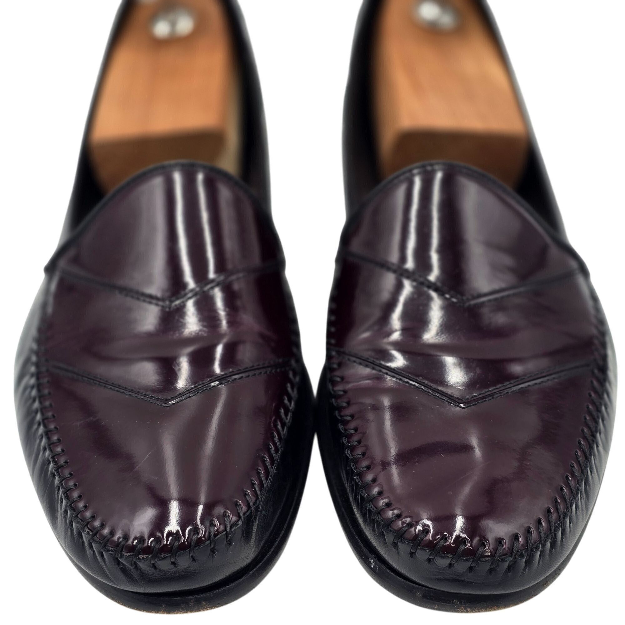 Bragano Vintage Bragano Cole Haan Italy Men 11.5 Brown Black Leather Size US 11.5 / EU 44-45 - 2 Thumbnail