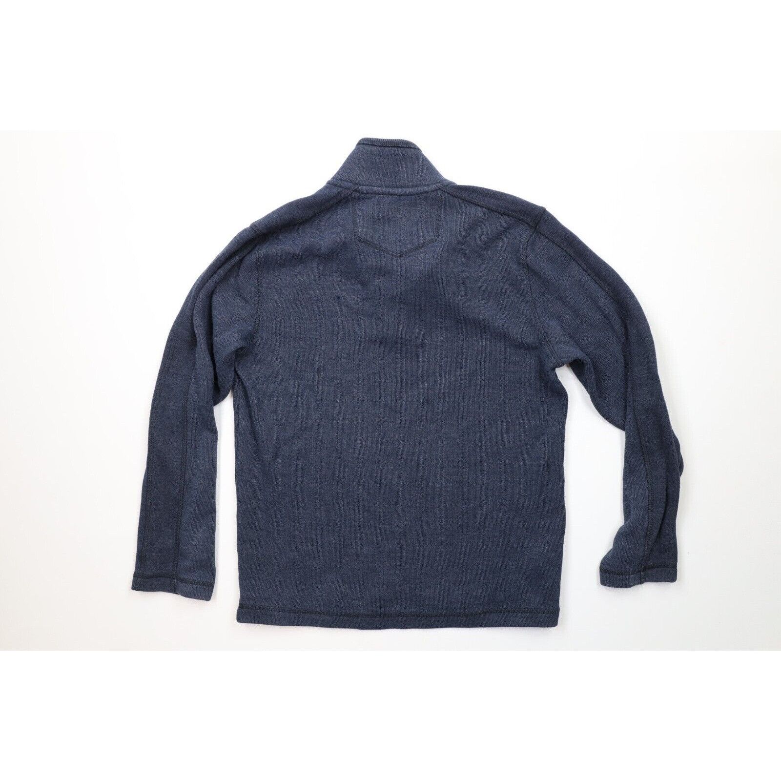Eddie Bauer × Vintage Y2K Eddie Bauer Faded Spell Out Ribbed Knit Half Zip Sweater Size US S / EU 44-46 / 1 - 6 Thumbnail
