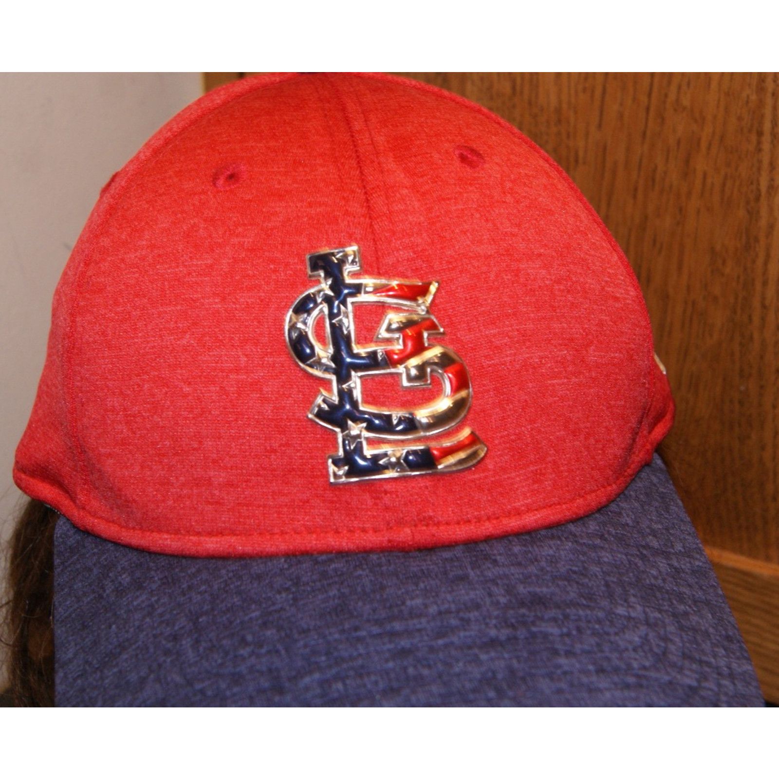 New Era St. Louis Cardinals Red New Era 39THIRTY M/L Fitted Hat Cap Size ONE SIZE - 3 Thumbnail