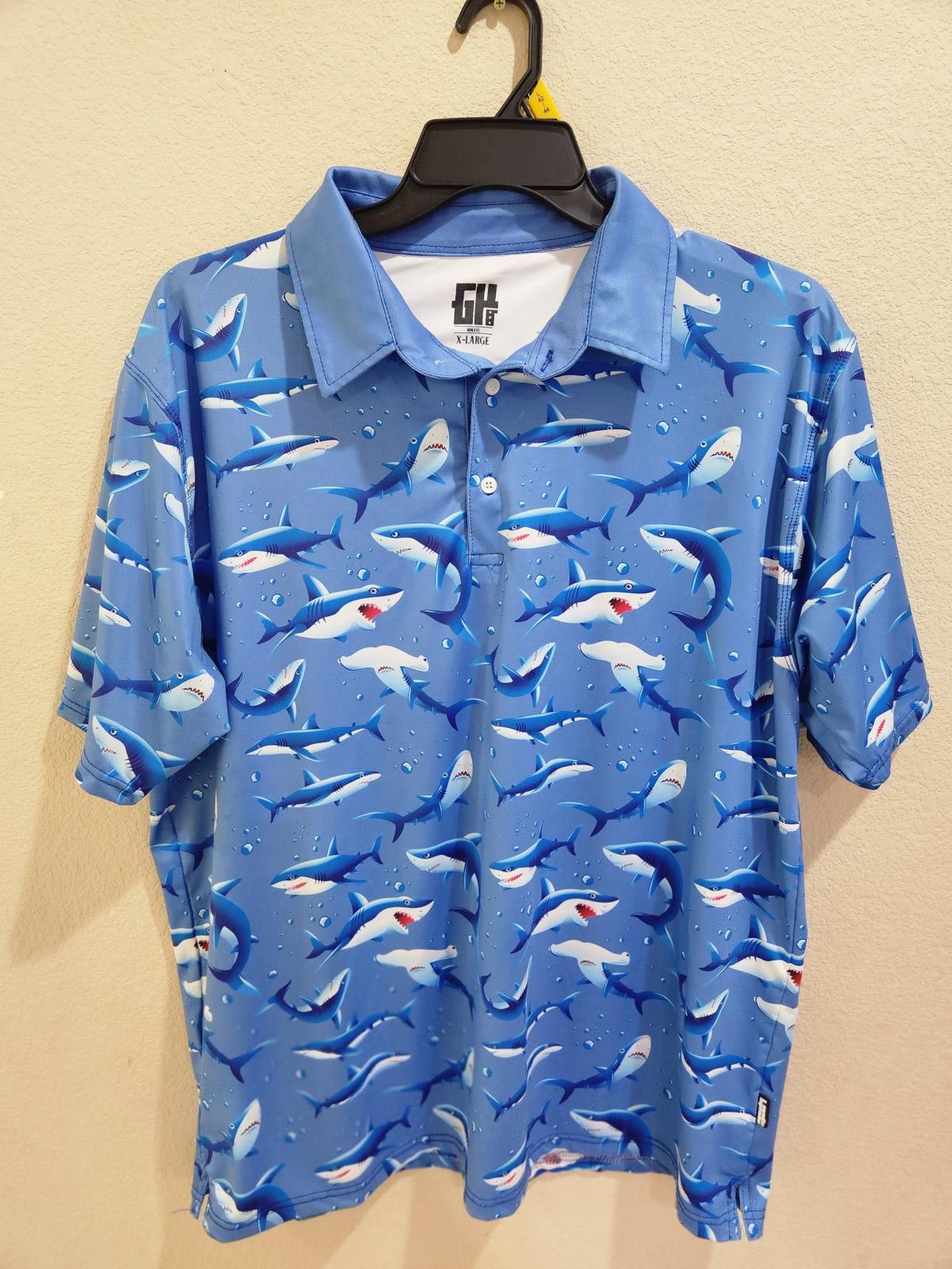 Other Greater Half Performance Polo Shirt Men's XL Blue Shark Golf Size US XL / EU 56 / 4 - 1 Thumbnail