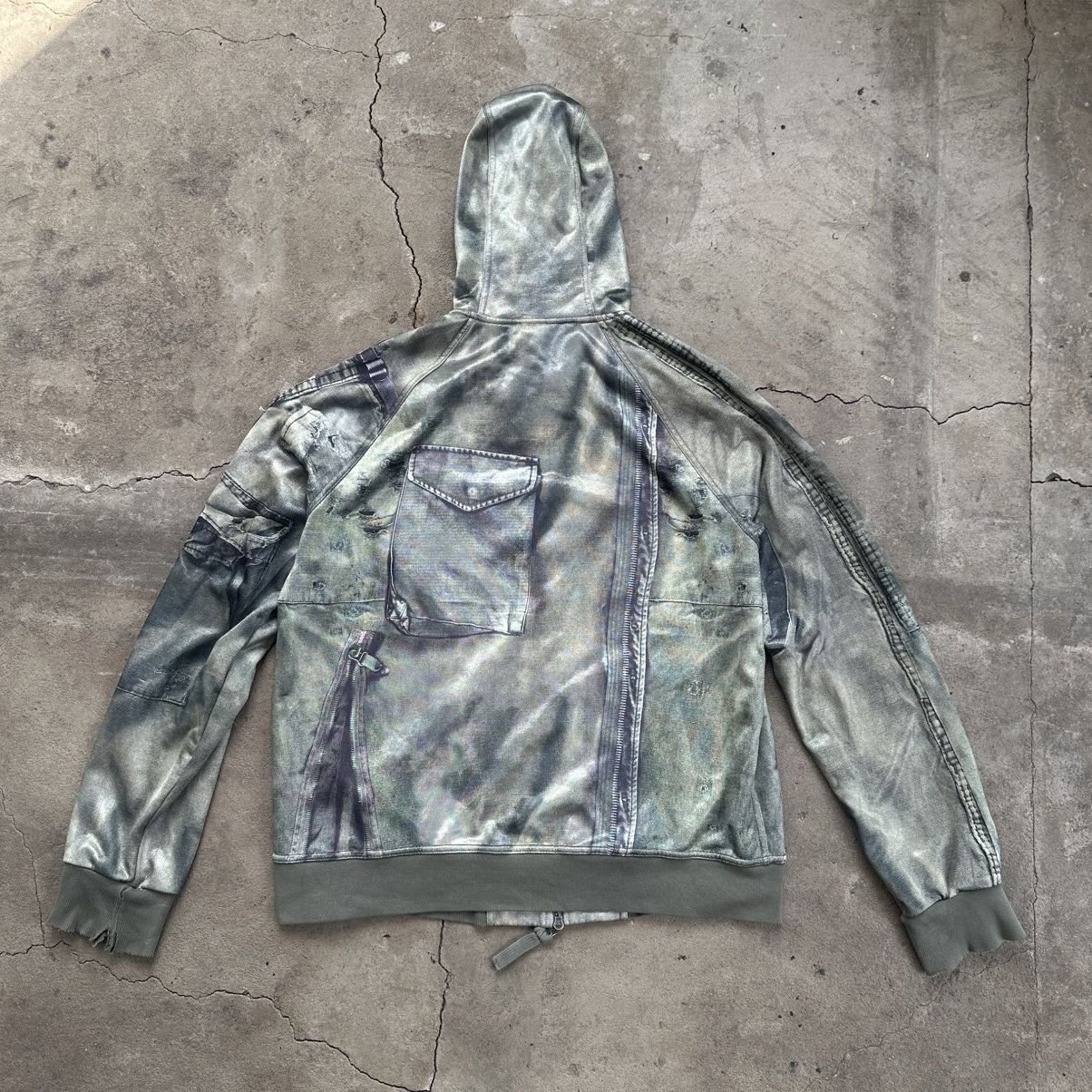 JET SET Vintage 90s Jet Set hoodie full print Size US L / EU 52-54 / 3 - 6 Thumbnail