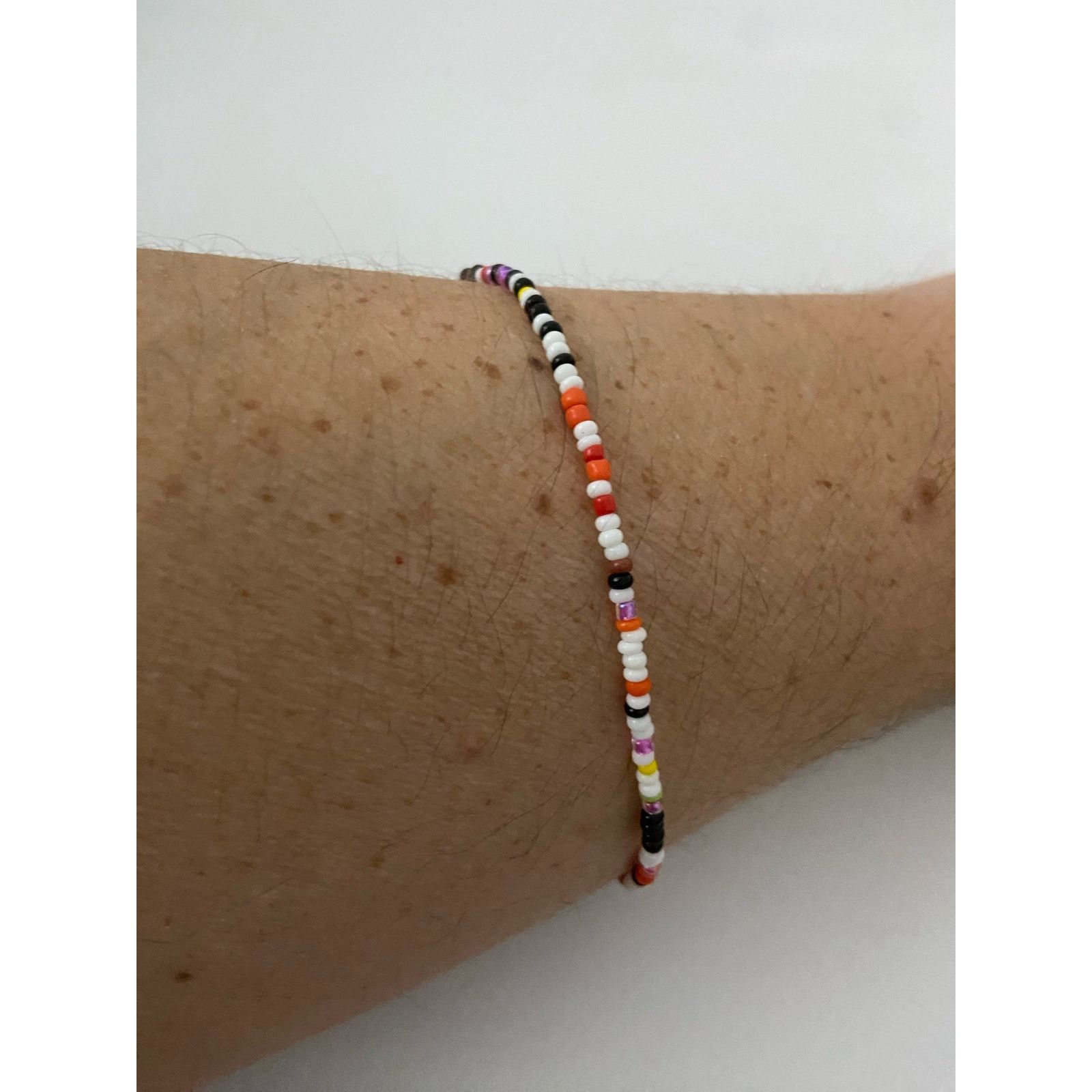 Handmade colorful seed bead bracelet Size ONE SIZE - 1 Thumbnail