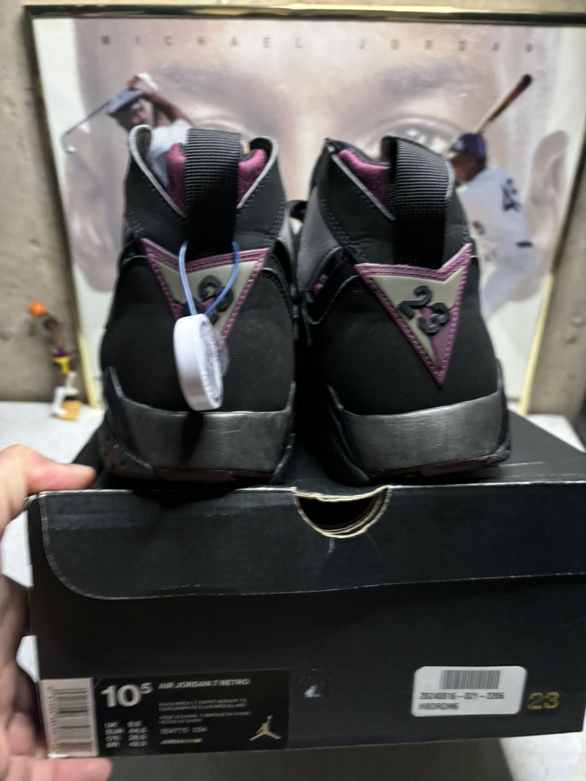 Jordan Brand Air Jordan 7 Retro 2015 Bordeaux 2015 Size US 10.5 / EU 43-44 - 7 Thumbnail