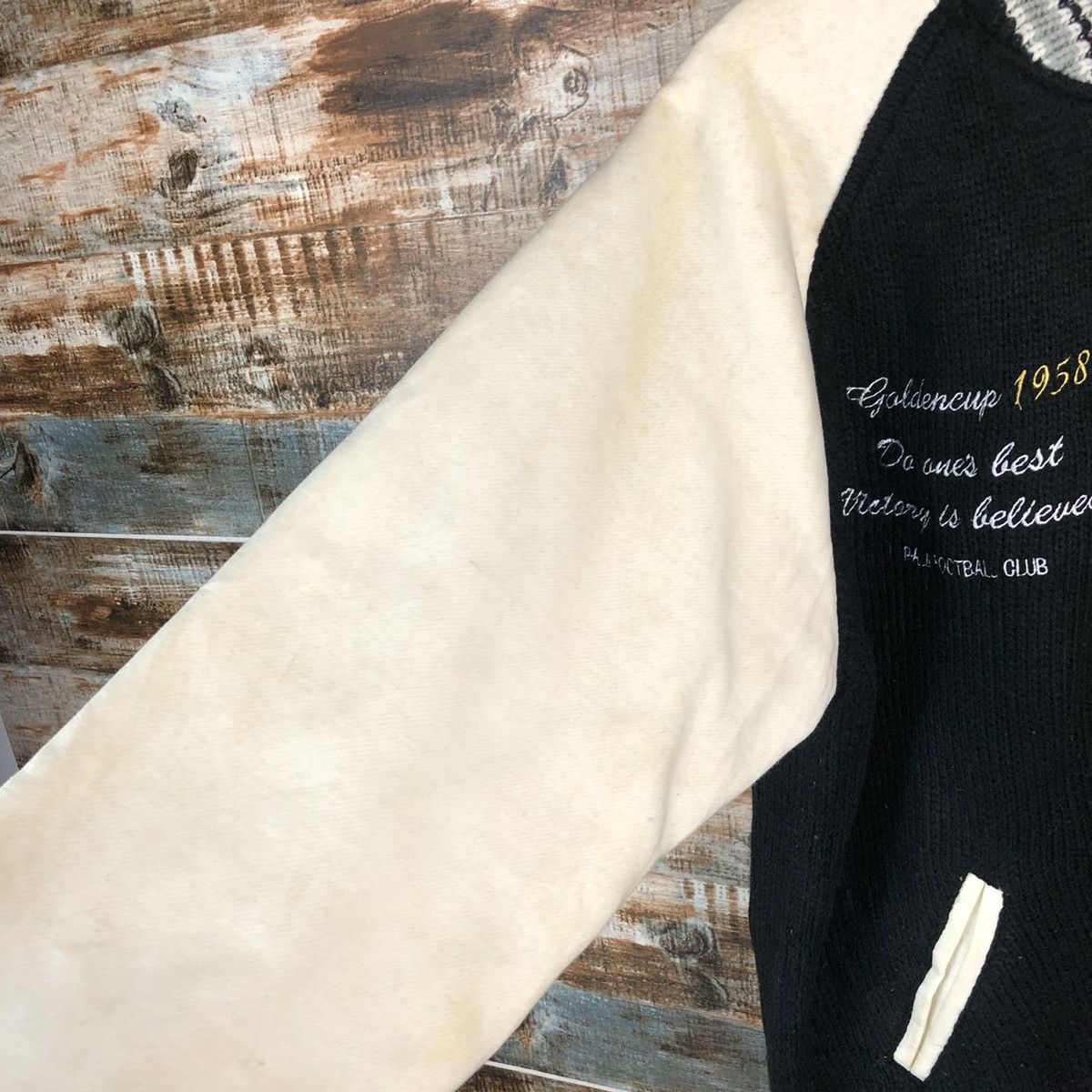 Japanese Brand Vintage American Casual The Times Bombers Jacket #A950 Size US XL / EU 56 / 4 - 9 Thumbnail
