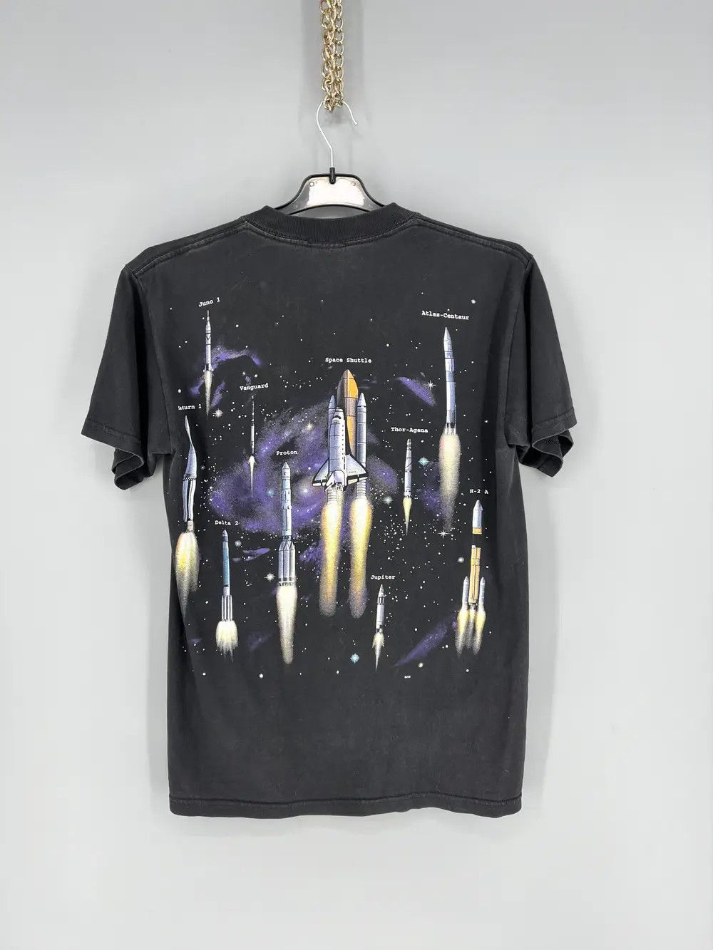 Vintage Vintage Art Unlimited NASA Space World of Rocketry Size US S / EU 44-46 / 1 - 10 Thumbnail