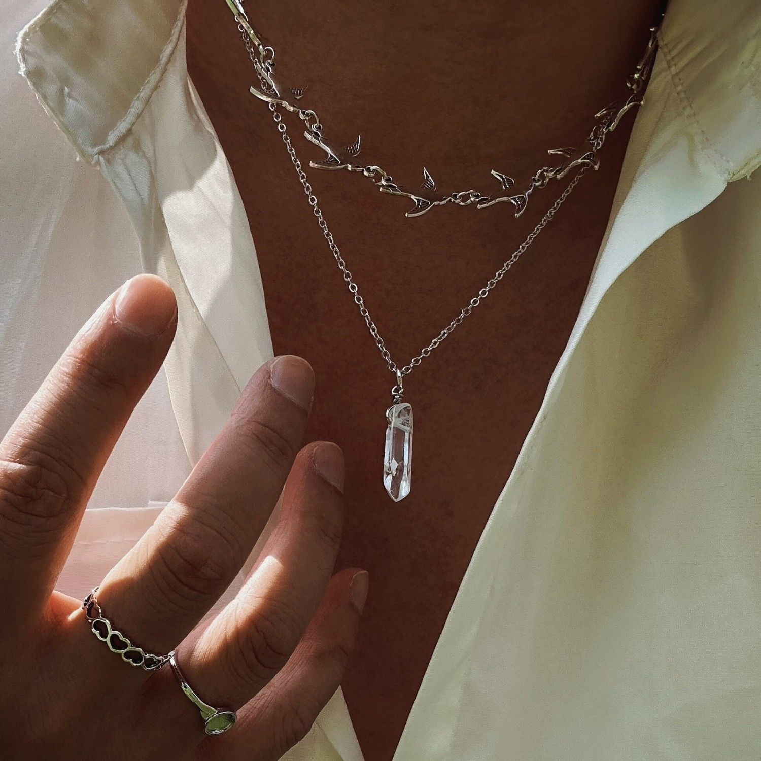 Other New Trend STEAL! Y2K Chains Necklace Chain Size ONE SIZE - 4 Thumbnail