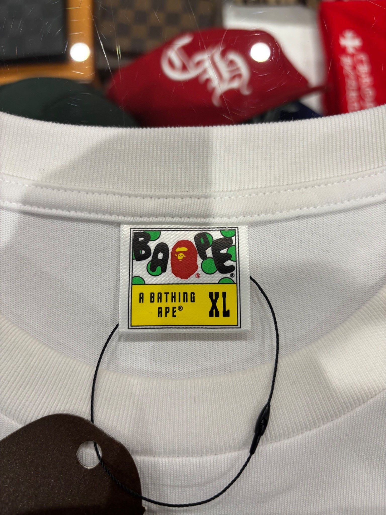 Bape BAPE Heart Ape Head Relaxed Fit Tee White Size US XL / EU 56 / 4 - 5 Thumbnail