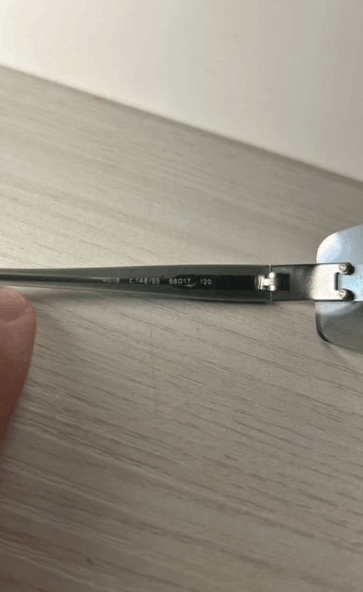 Chanel CHANEL Sunglasses 4018 ICONIC LOGO Rimless Rhinestone 4017 Size ONE SIZE - 6 Thumbnail
