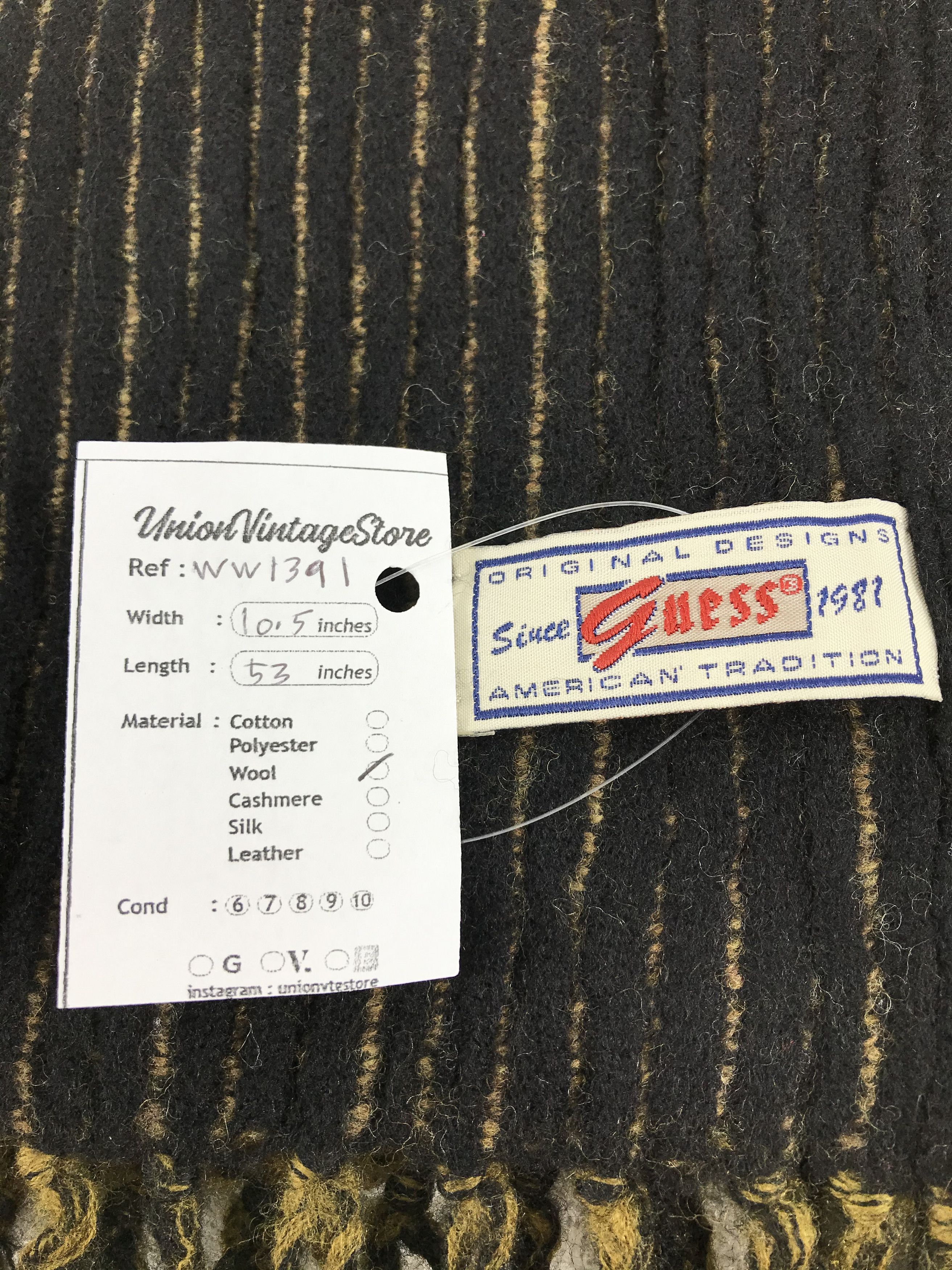 Guess × Vintage Guess Scarf / Muffler / Neckwear - WW1391 Size ONE SIZE - 4 Thumbnail