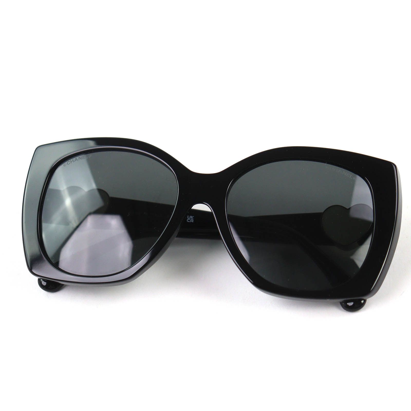 Chanel Chanel CHANEL COCO Mark Heart Square Shape Sunglasses Plastic / Synthetic Sunglasses 5519-A DUTY FREE for USA Size ONE SIZE - 1 Thumbnail