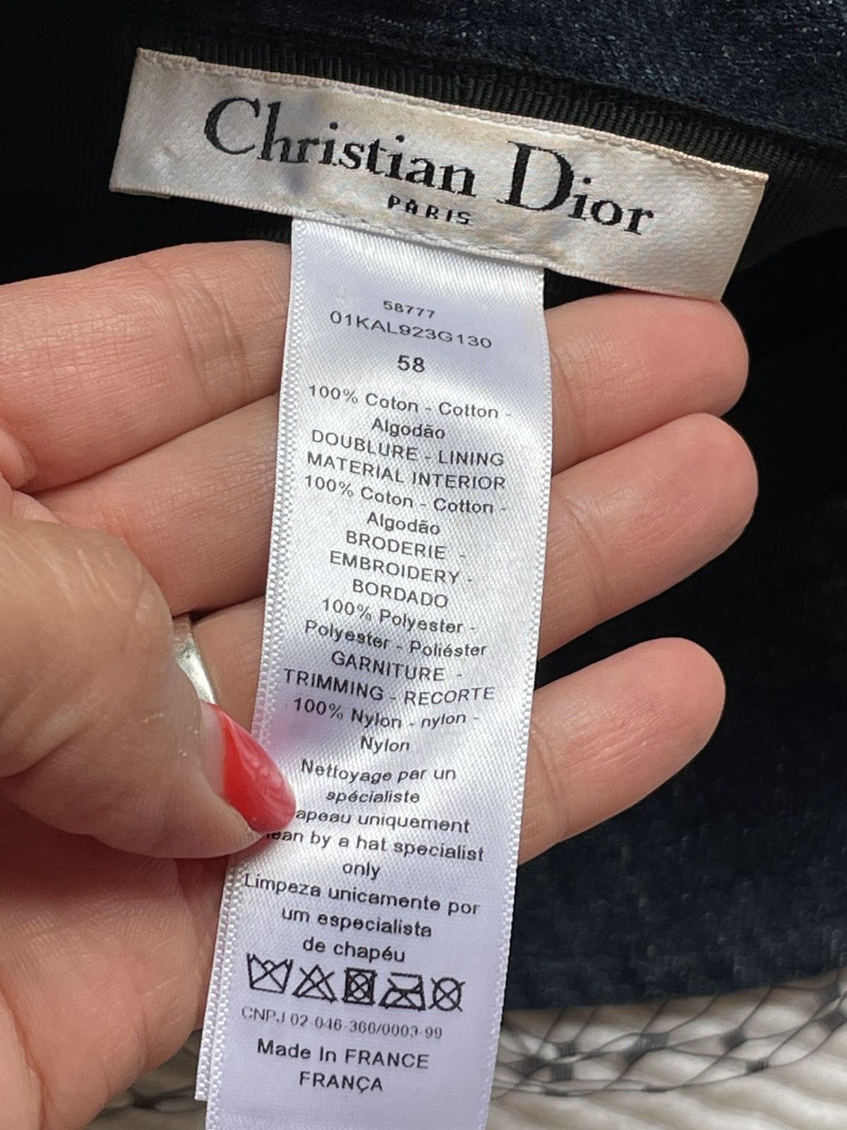 Dior CHRISTIAN DIOR BOB HAT TYE & DYE Size ONE SIZE - 6 Thumbnail