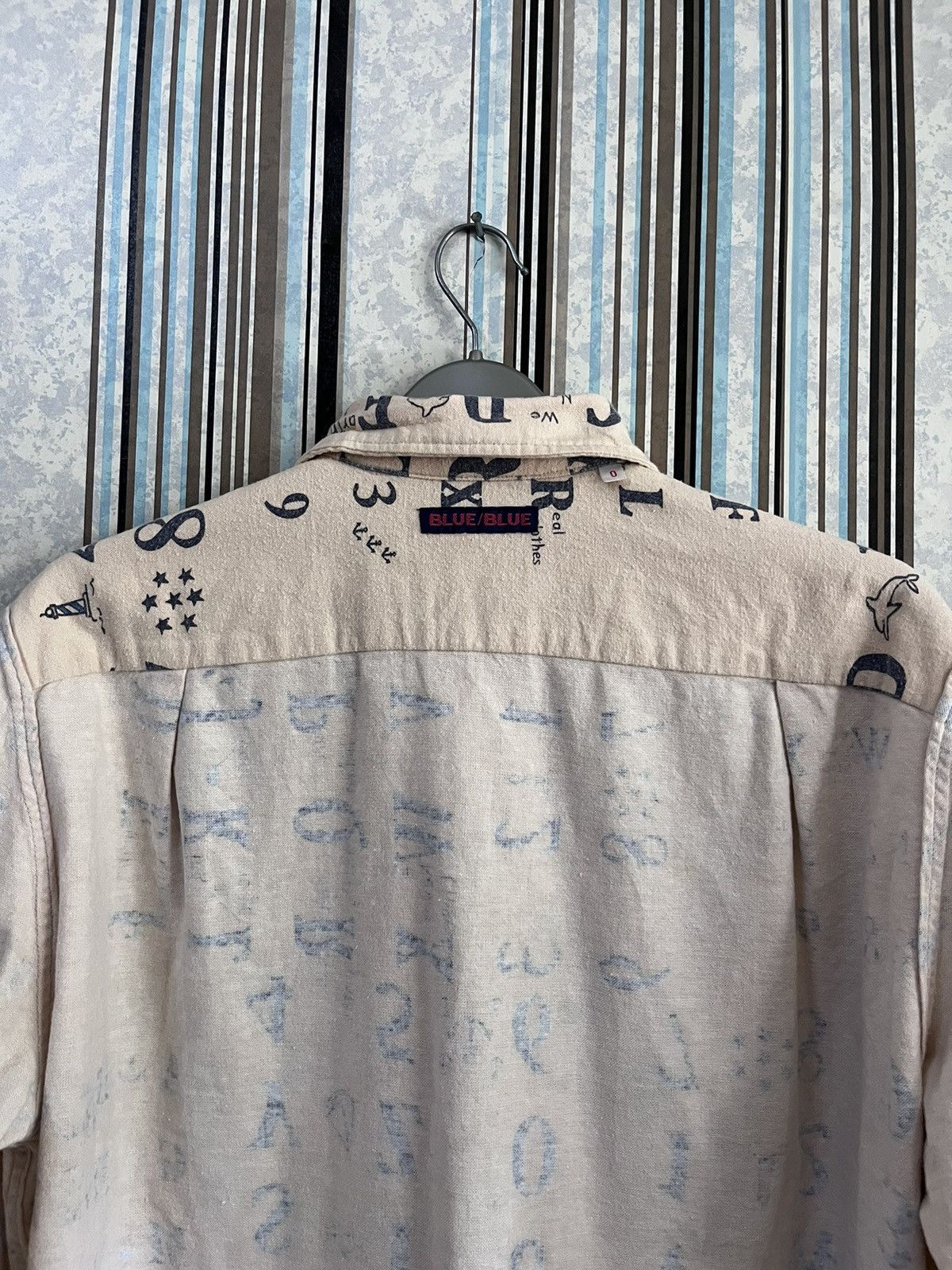 Blue Blue Japan 1990s SAMPLE edition hidden pocket arts #F3 Size US XS / EU 42 / 0 - 7 Thumbnail