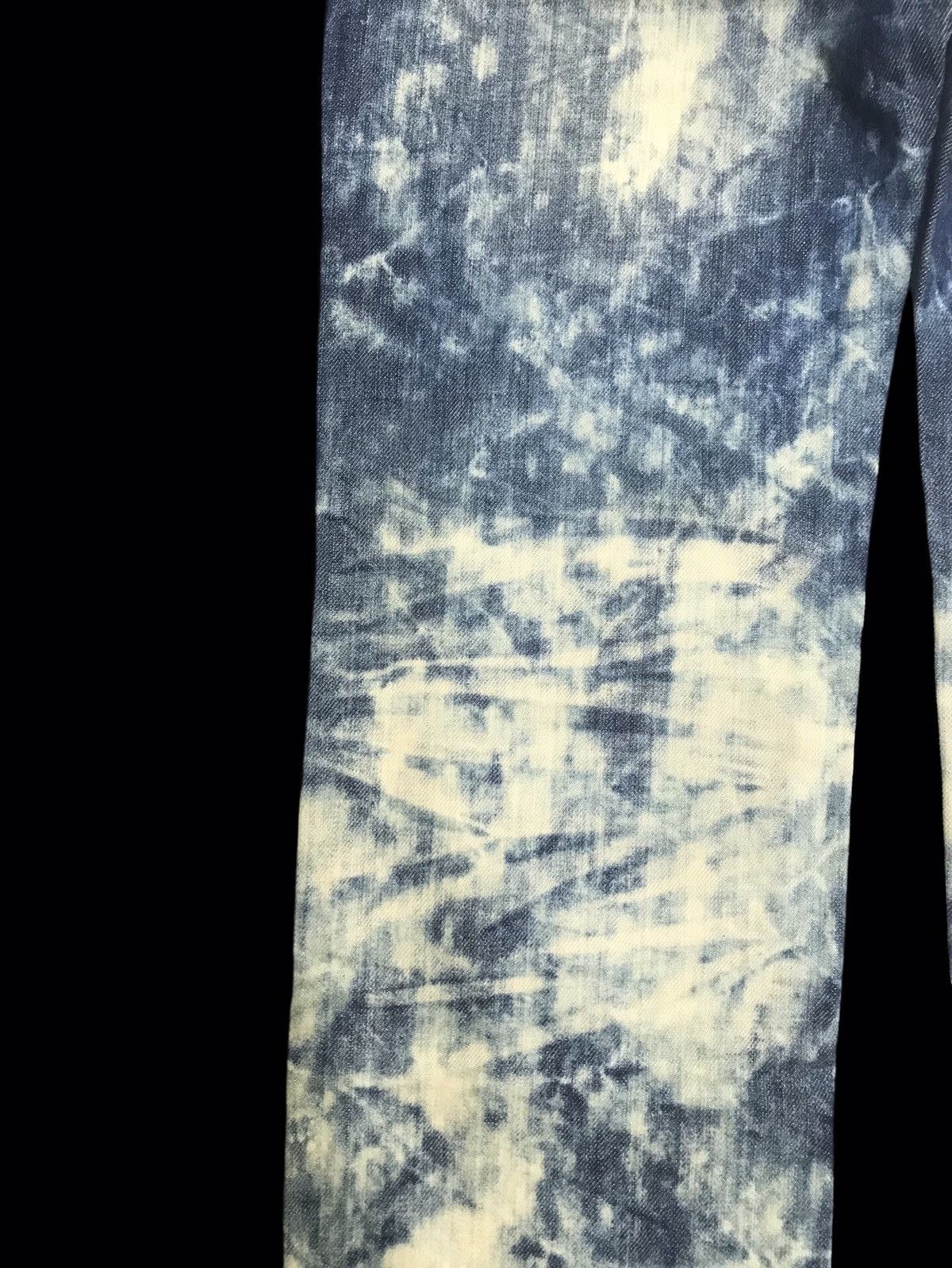 semanticdesign 💥90s Style💥semantic design Acid Wash Bleached Denim F298 Size US 31 - 14 Thumbnail