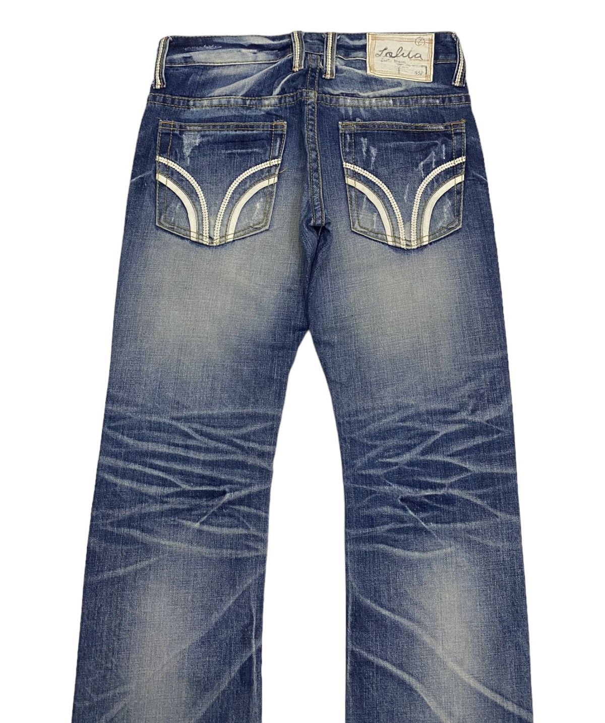 Hysteric Glamour FLARED🔥LOLITA JEANS PUNK DISTRESSED FLARE DENIM JEANS Size US 30 / EU 46 - 6 Thumbnail