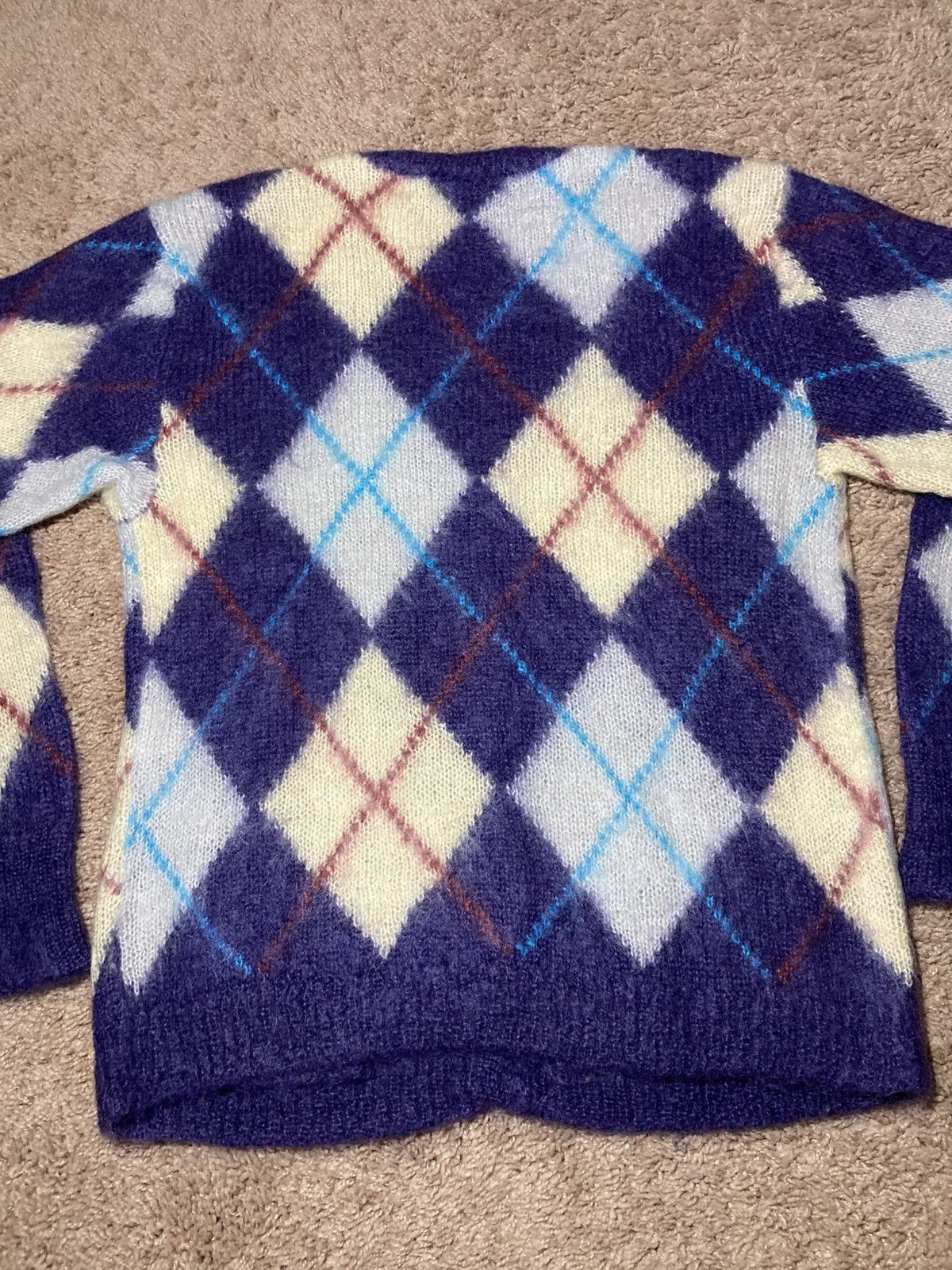 Japanese Brand × Undercover × Vandalize 1997 NWO Purple Argyle Cardigan Punk Plaid 90s Vandalize Sex Size US S / EU 44-46 / 1 - 6 Thumbnail