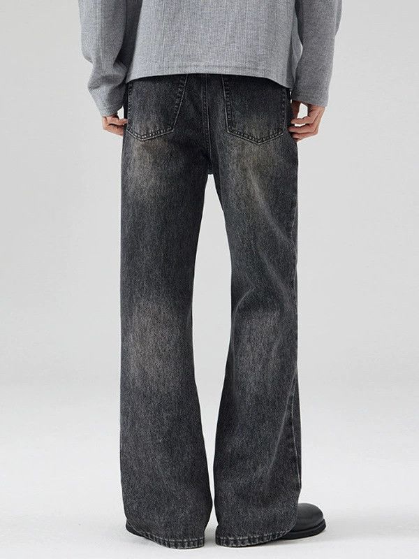 Vintage American distressed black vintage whisker bootcut jeans Size US 32 / EU 48 - 4 Thumbnail