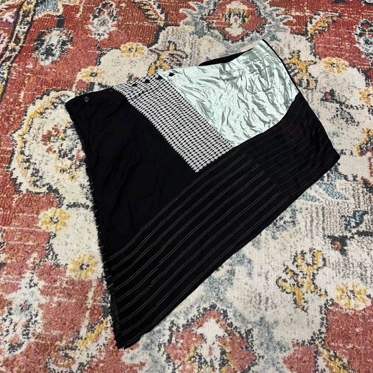 Yohji Yamamoto ‘04 ss Asymmetrical patchwork skirt Size 29" - 1 Thumbnail