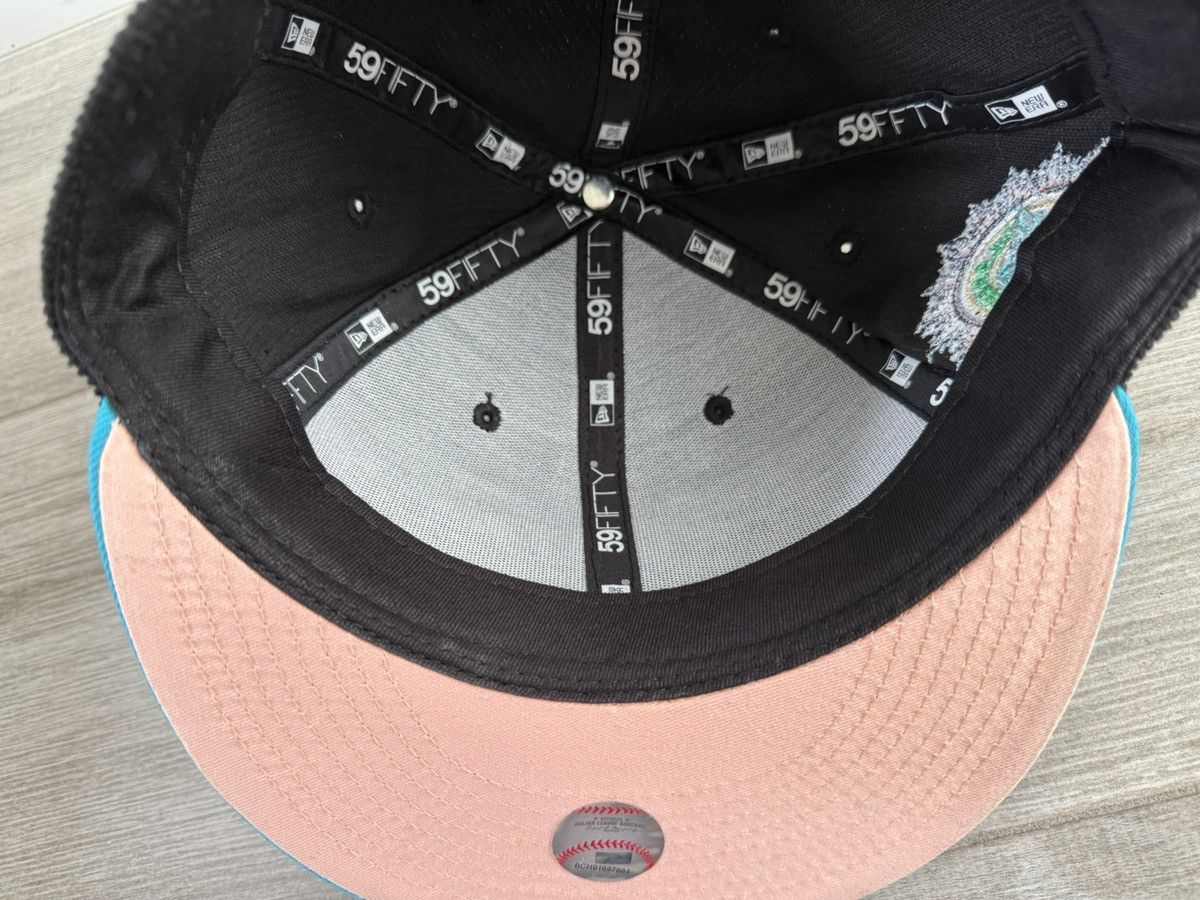 MLB × New Era Florida Miami Marlins New Era Corduroy Black Fitted Sz 7 3/8 Size ONE SIZE - 10 Thumbnail