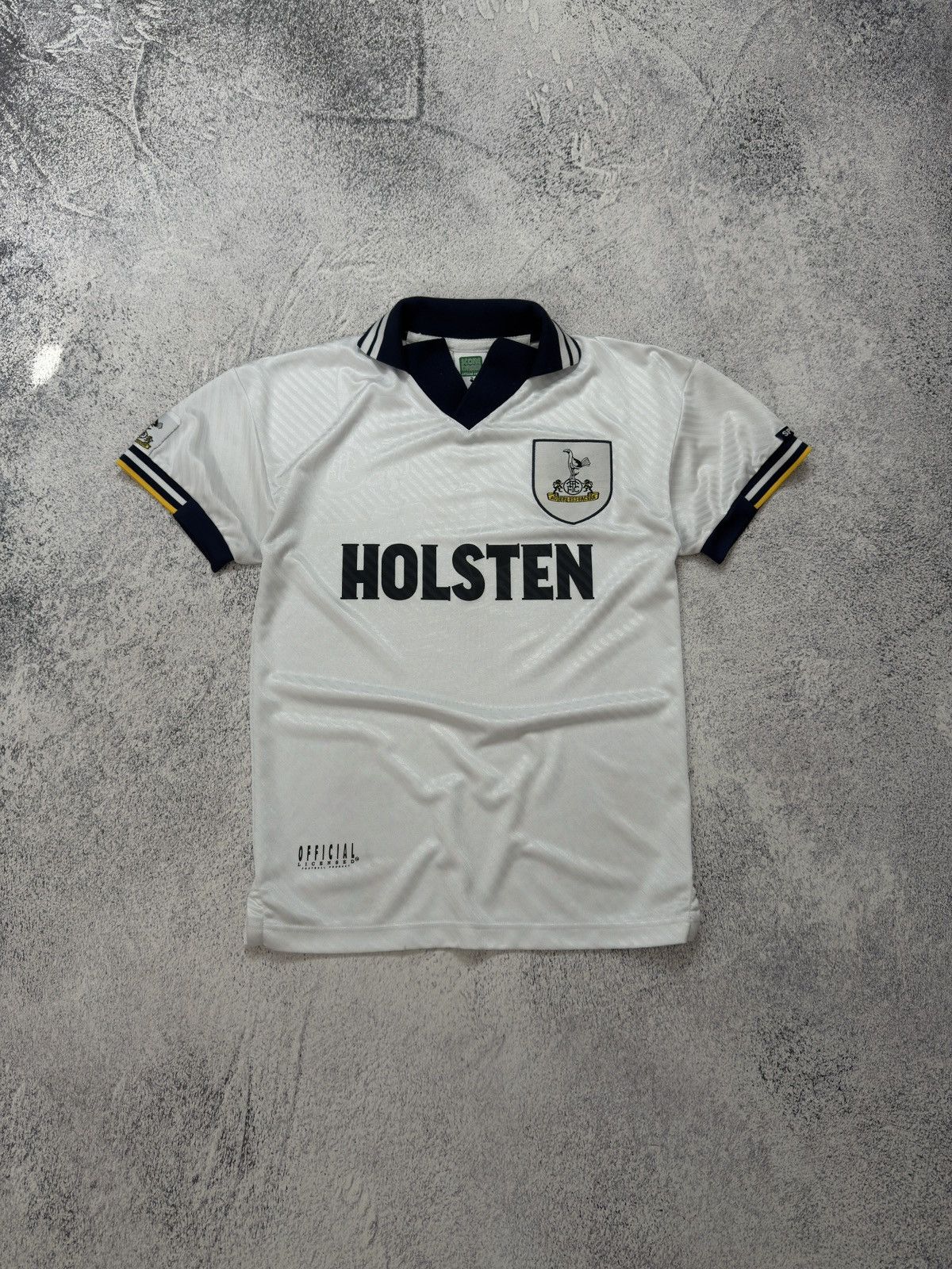Vintage Score Draw Tottenham Hotspur 1993-95 Home Football Shirt Size US S / EU 44-46 / 1 - 8 Thumbnail