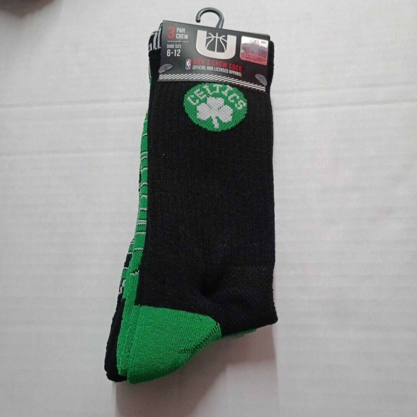 Other Boston Celtics Official NBA Crew Socks 3 Pair Size 6-12 Size ONE SIZE - 2 Thumbnail