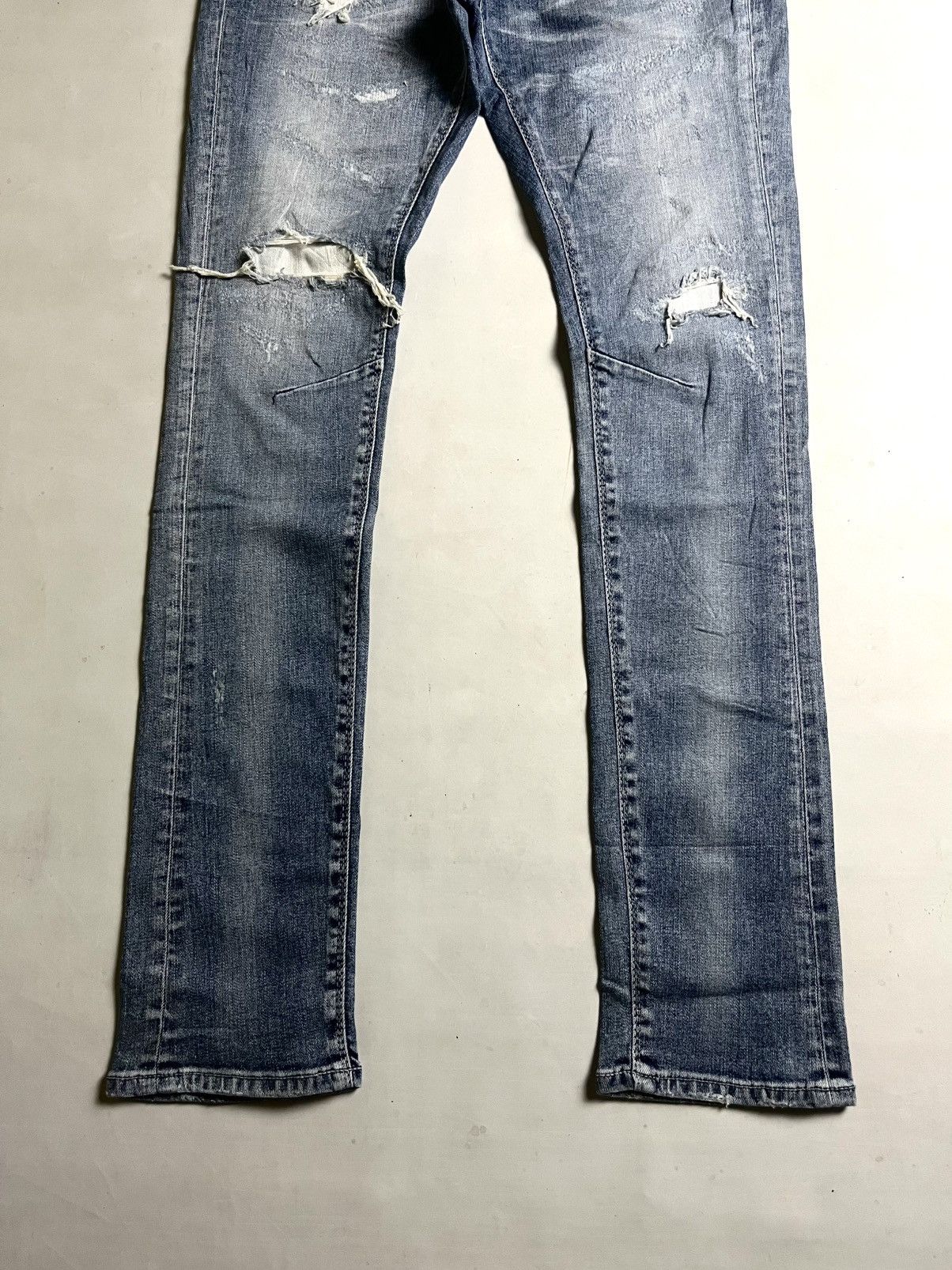 GOSTAR DE FUGA 💥SICK Gostar De Fuga Mudwash distress denim💥 Size US 34 / EU 50 - 3 Thumbnail