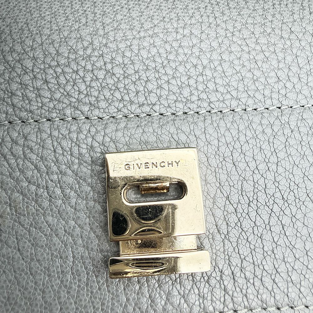 Givenchy Givenchy Gray Grained Leather Shoulder Bag Size ONE SIZE - 8 Thumbnail